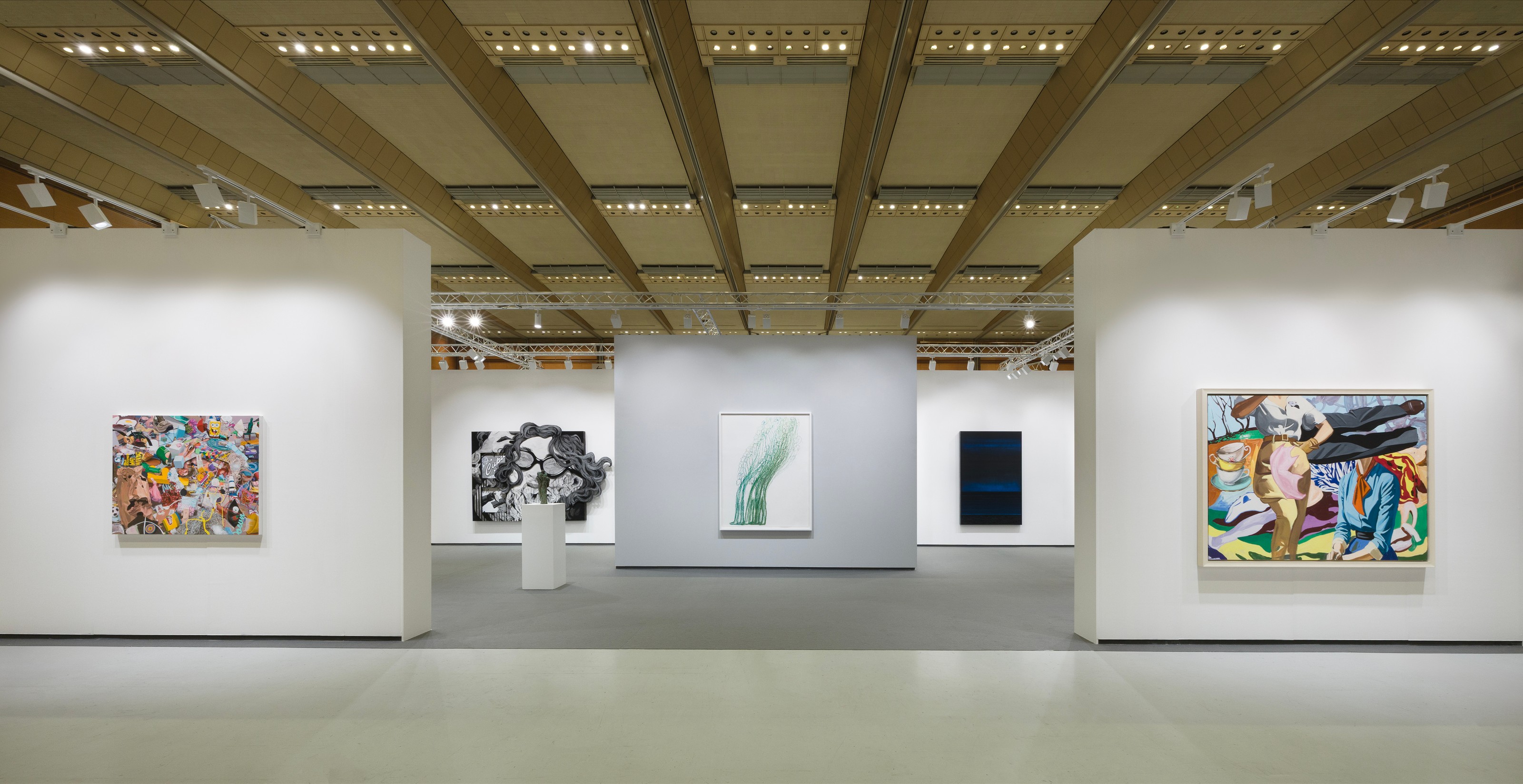 Installation view of Lehmann Maupin, Stand C11 at Frieze Seoul
