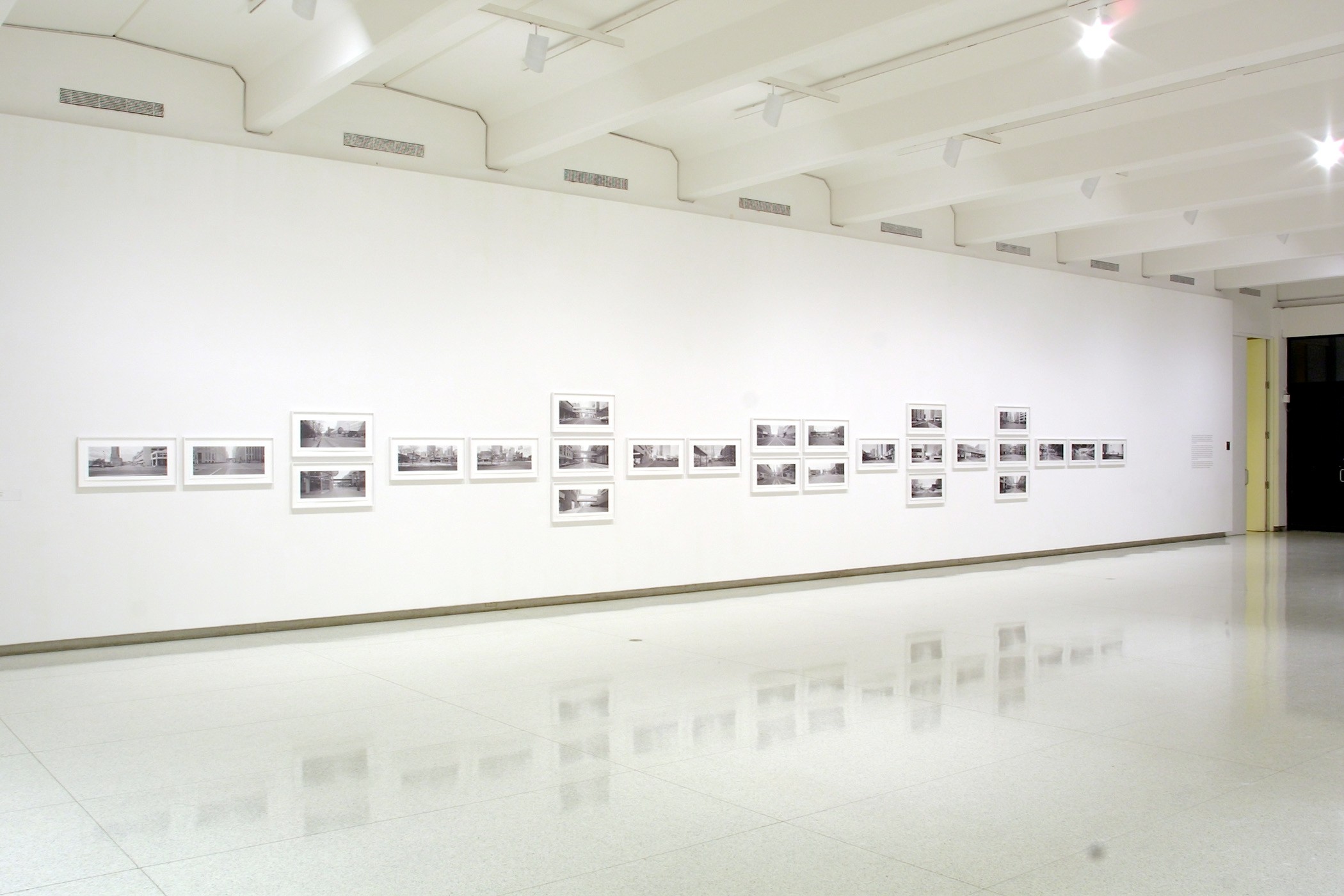 Installation view of Skyways & Icehouses at Walker Art Center