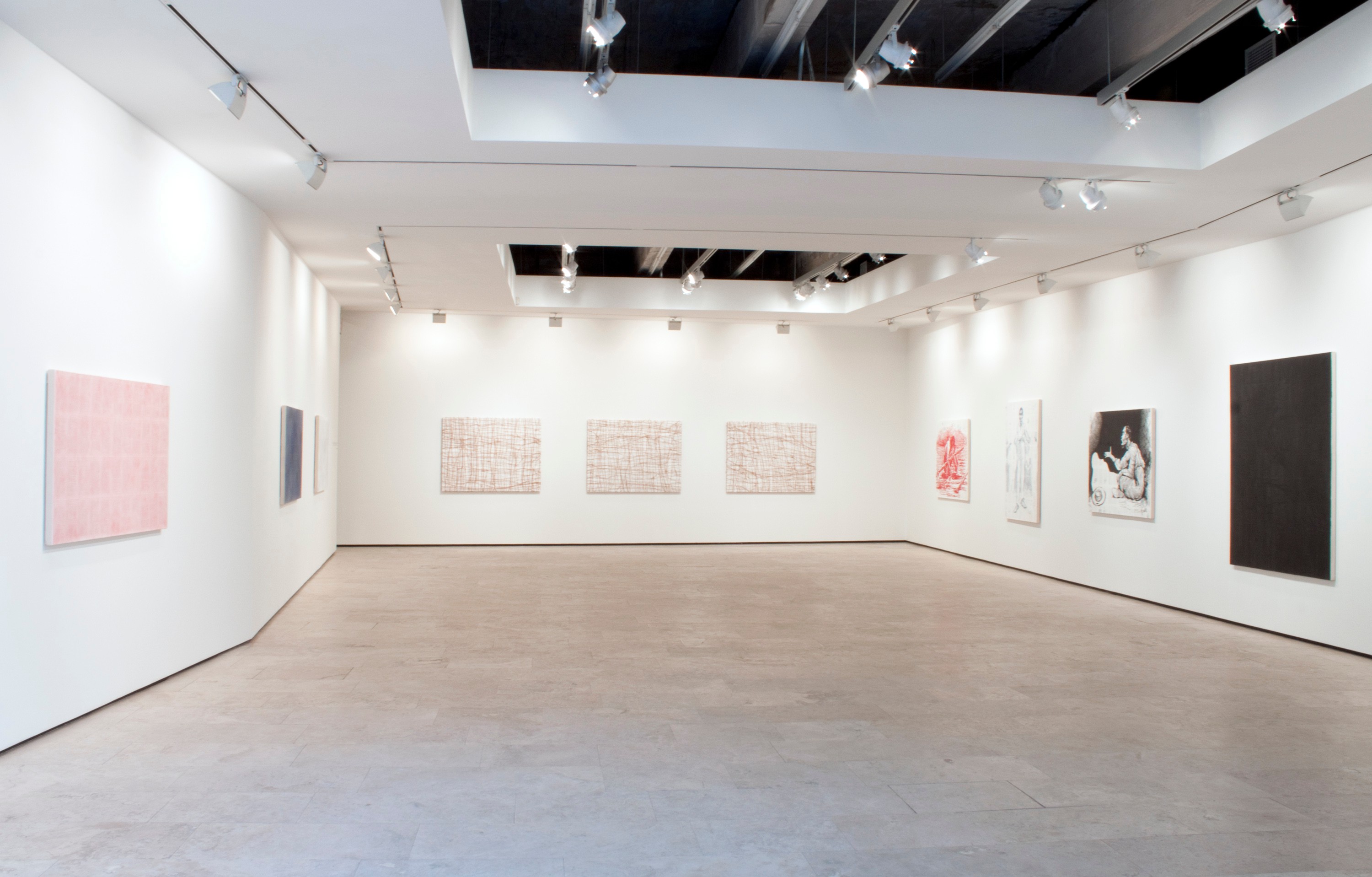 Installation view of Tim Rollins and K.O.S. at Lehmann Maupin New York