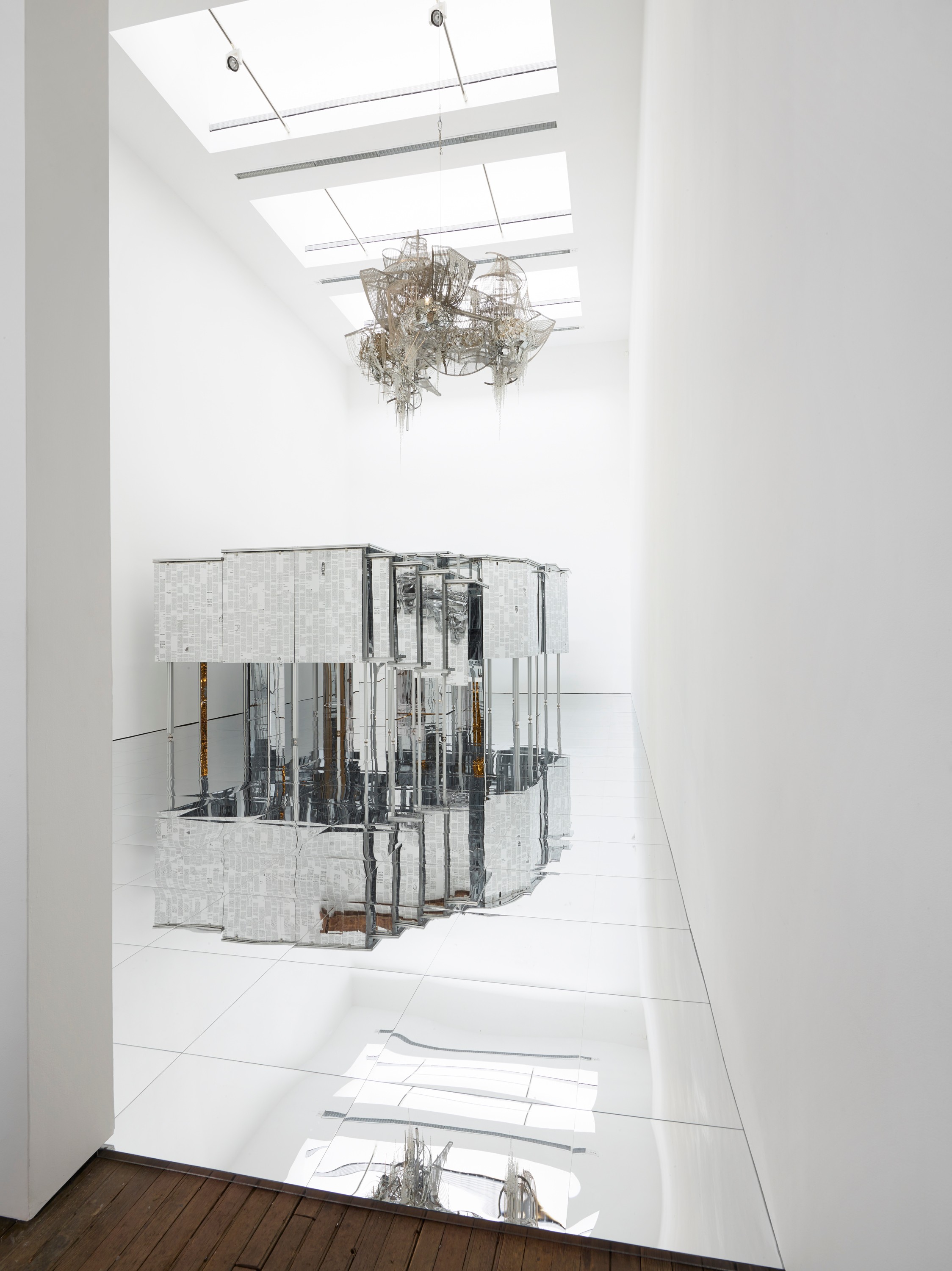 Installation view of Lee Bul at Lehmann Maupin New York