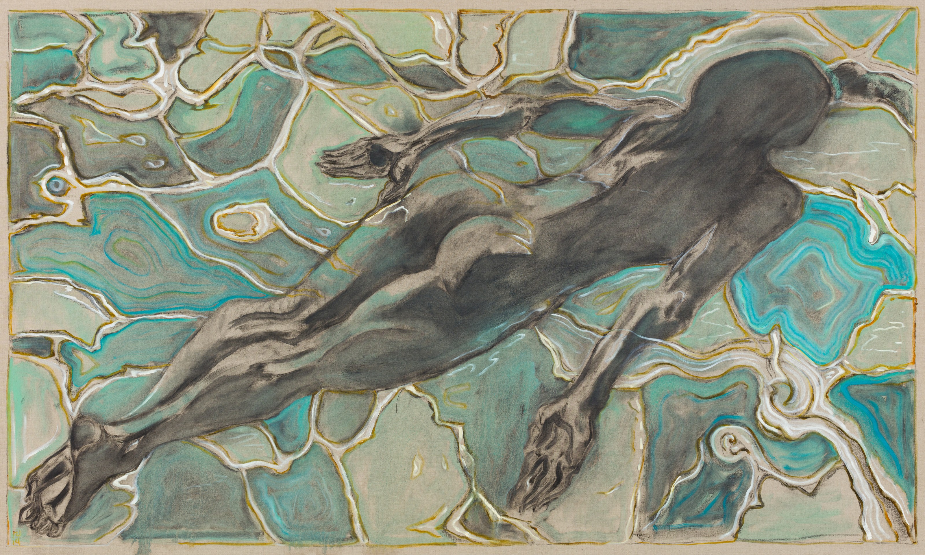 Painting by Billy Childish