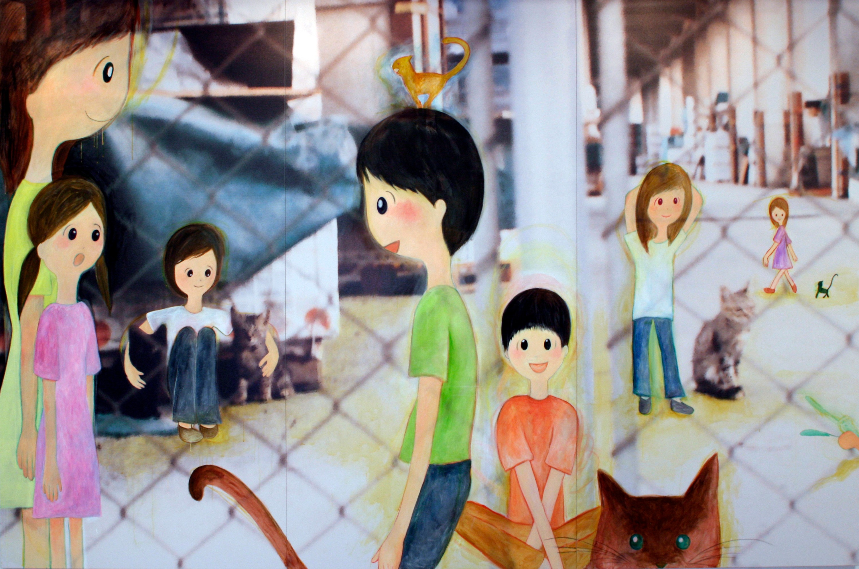 Painting by Rei Sato