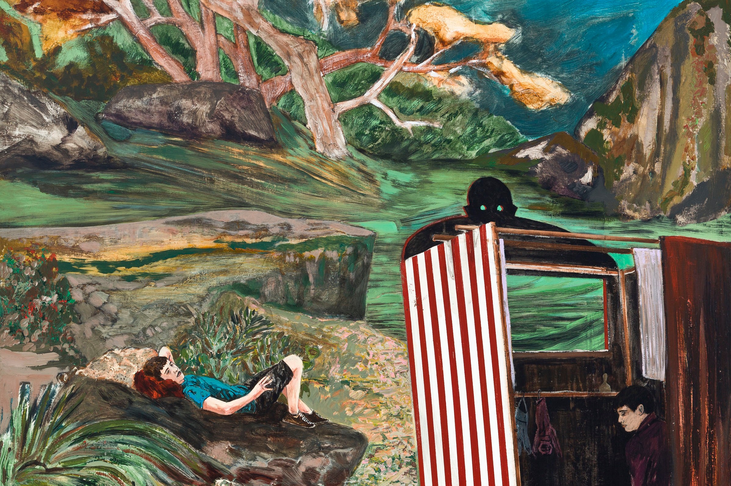 Installation of Summer Show at Lehmann Maupin New York