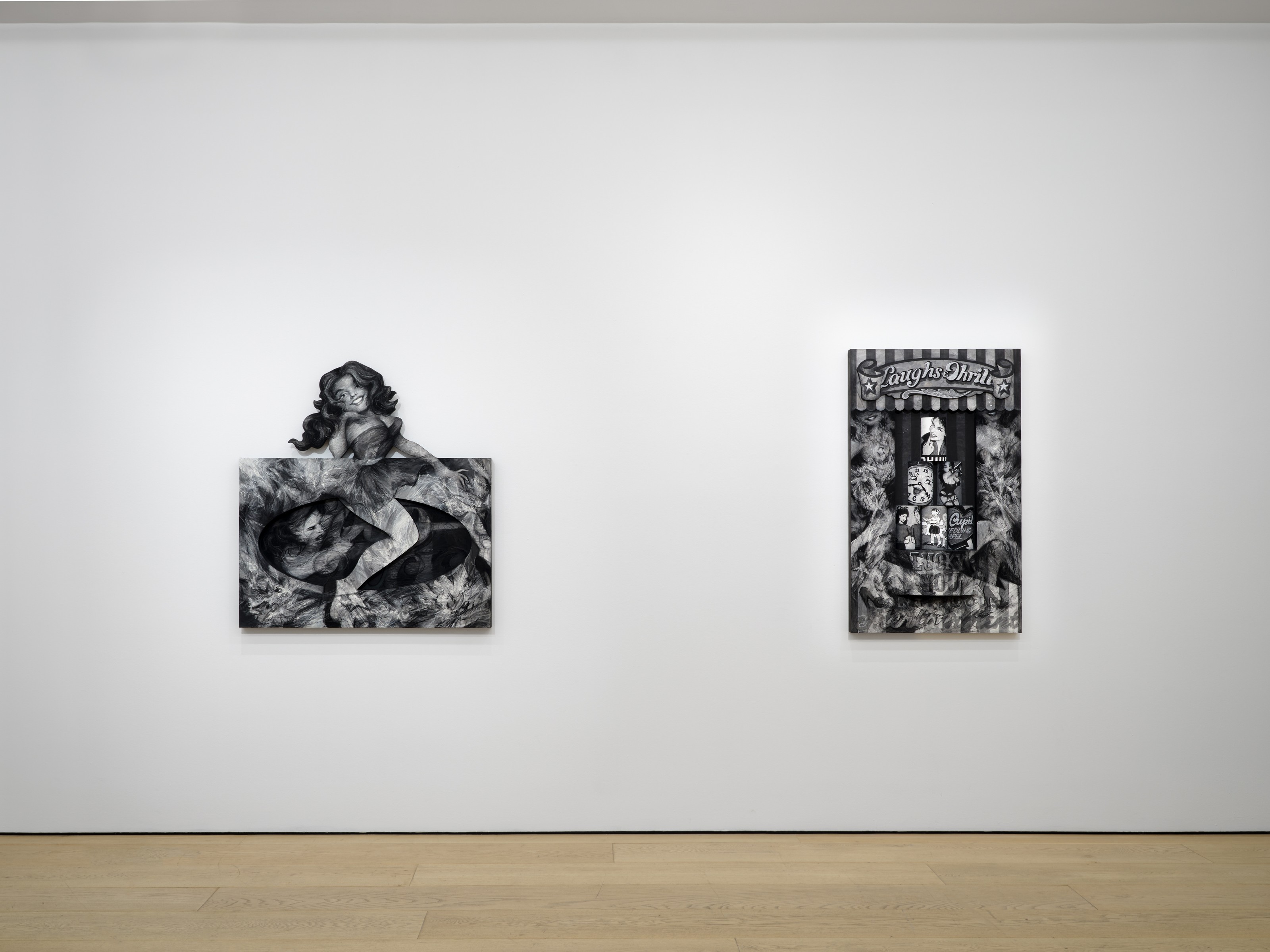 Installation view of House Rules at Lehmann Maupin New York