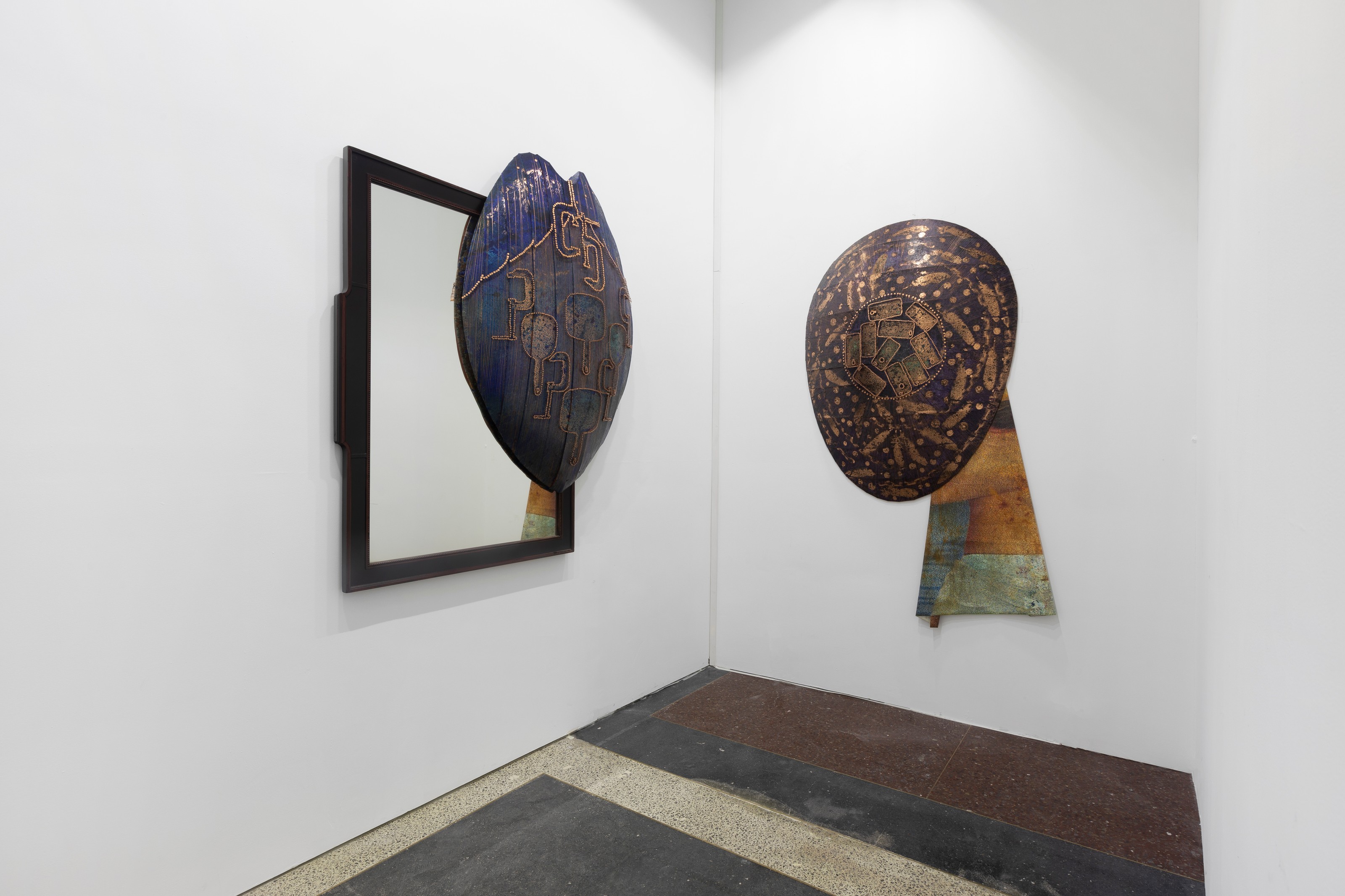 Installation view of Lehmann Maupin, Booth A08 at JINGART