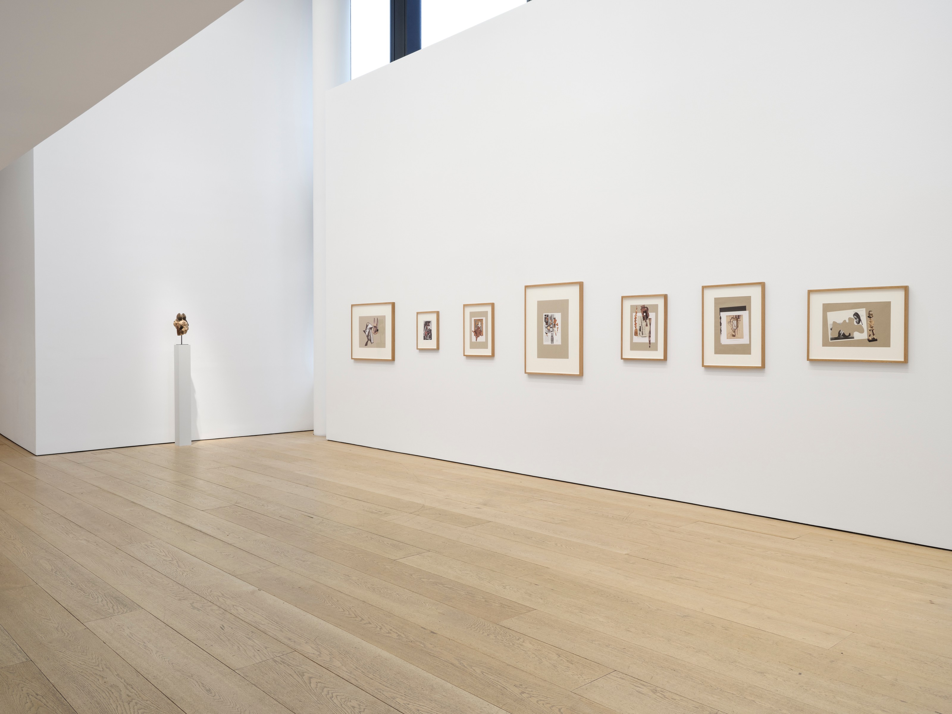 Installation view of Kader Attia at Lehmann Maupin New York