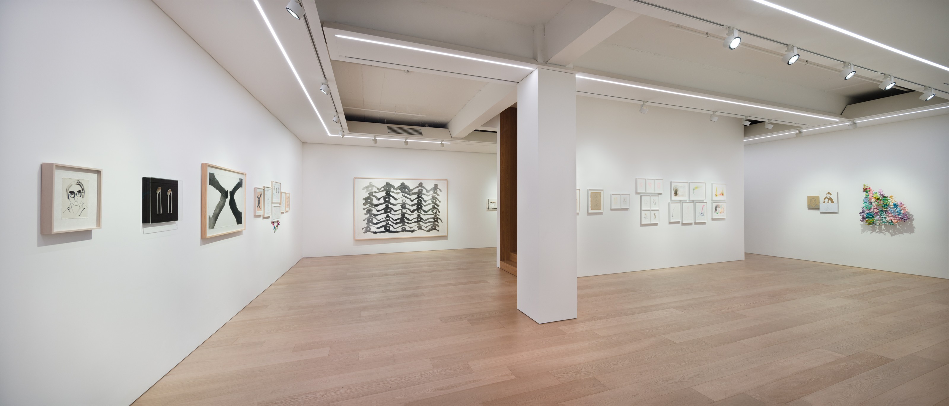 Installation view of Three Generations: Remembering Suh Se Ok (1929-2020) at Lehmann Maupin Seoul