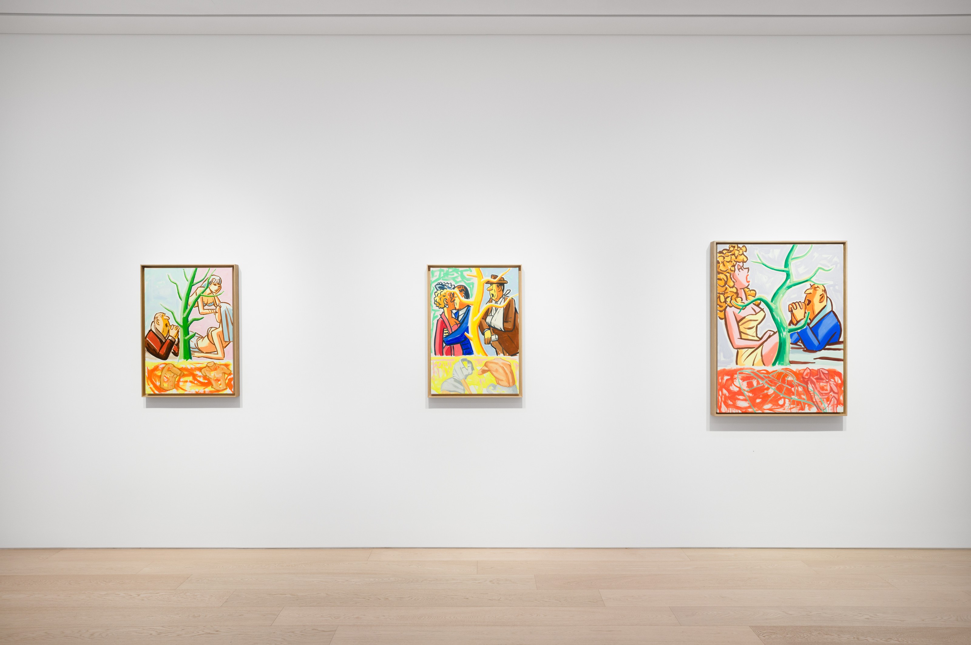 Installation view of David Salle at Lehmann Maupin Seoul