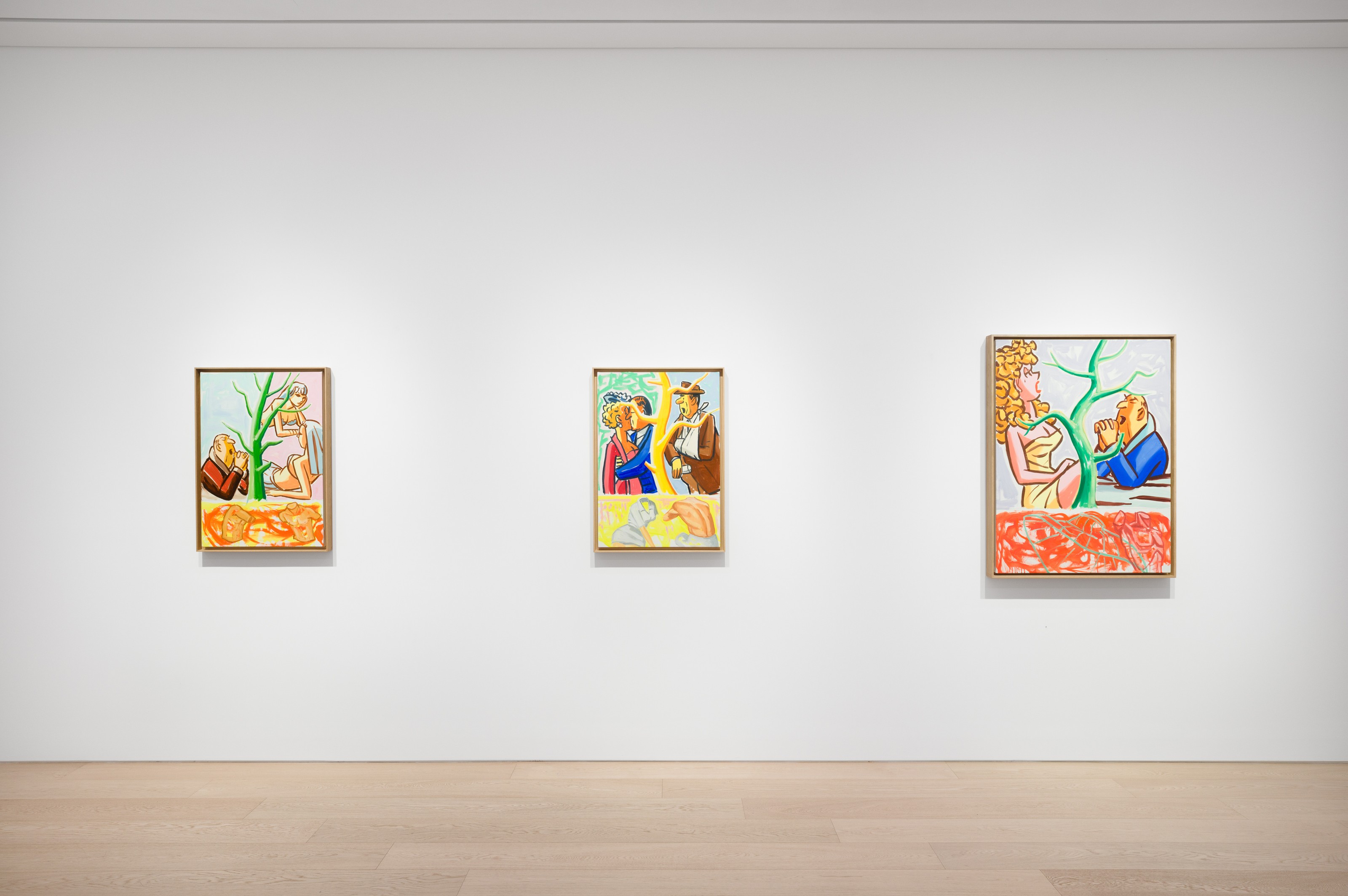 Installation view of David Salle at Lehmann Maupin Seoul