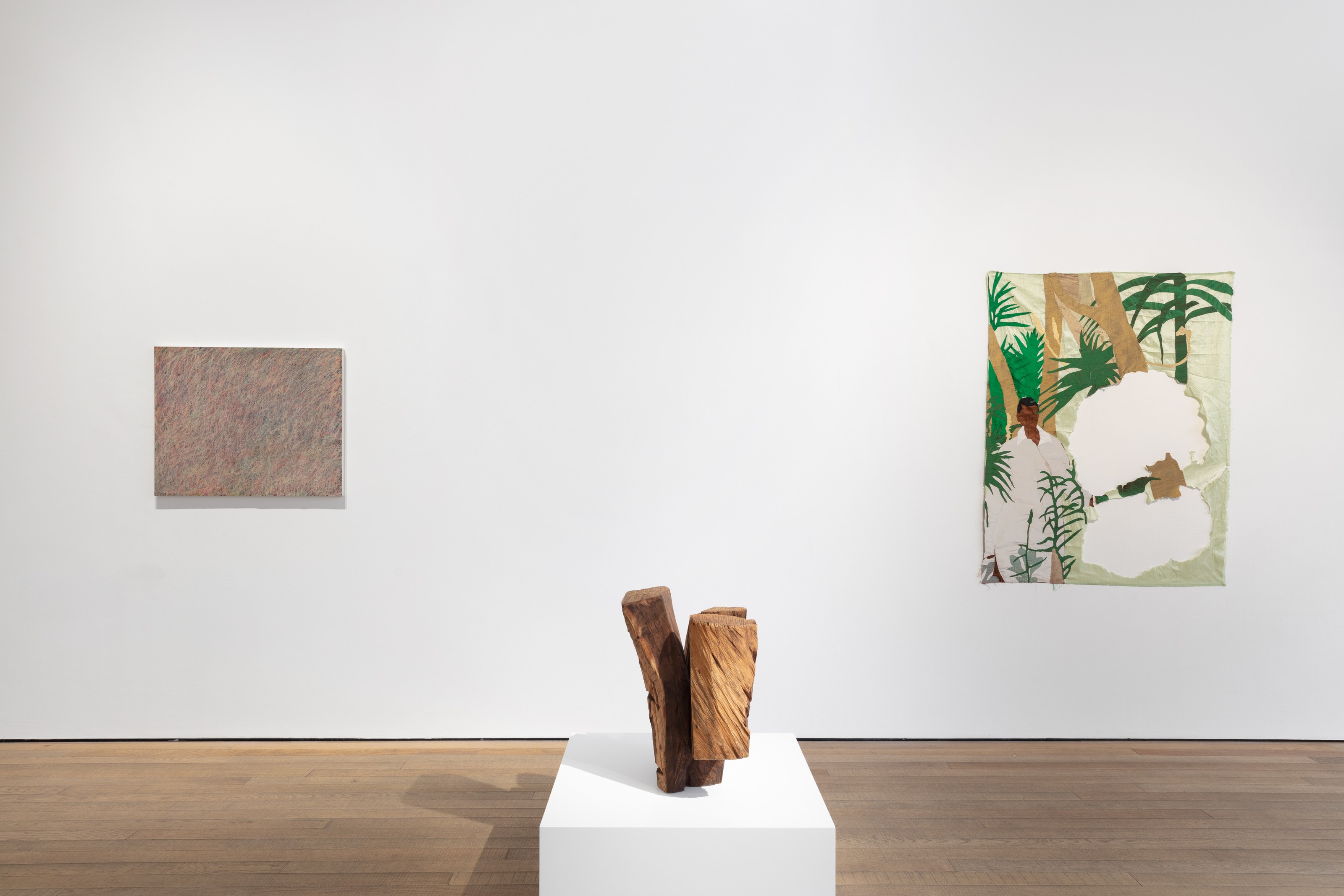 Installation view of Beyond Material at Lehmann Maupin London