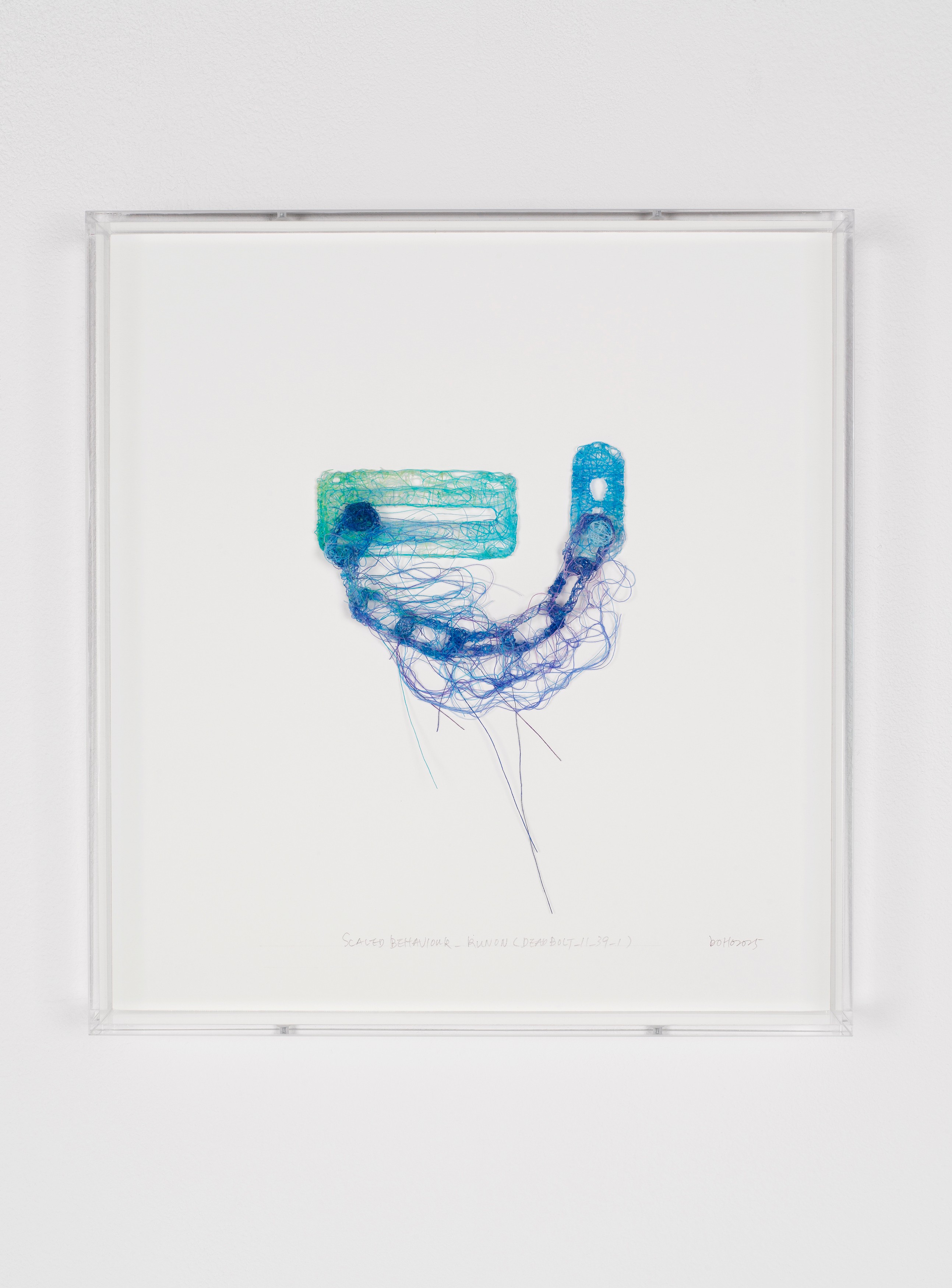 Thread drawing by Do Ho Suh