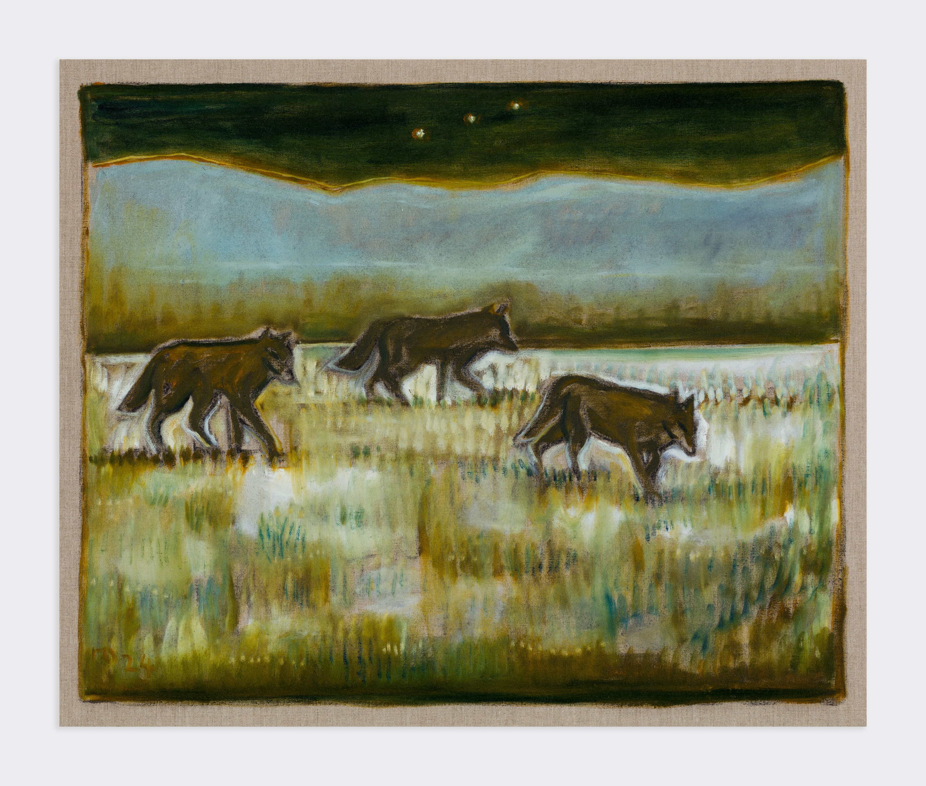 Painting by Billy Childish
