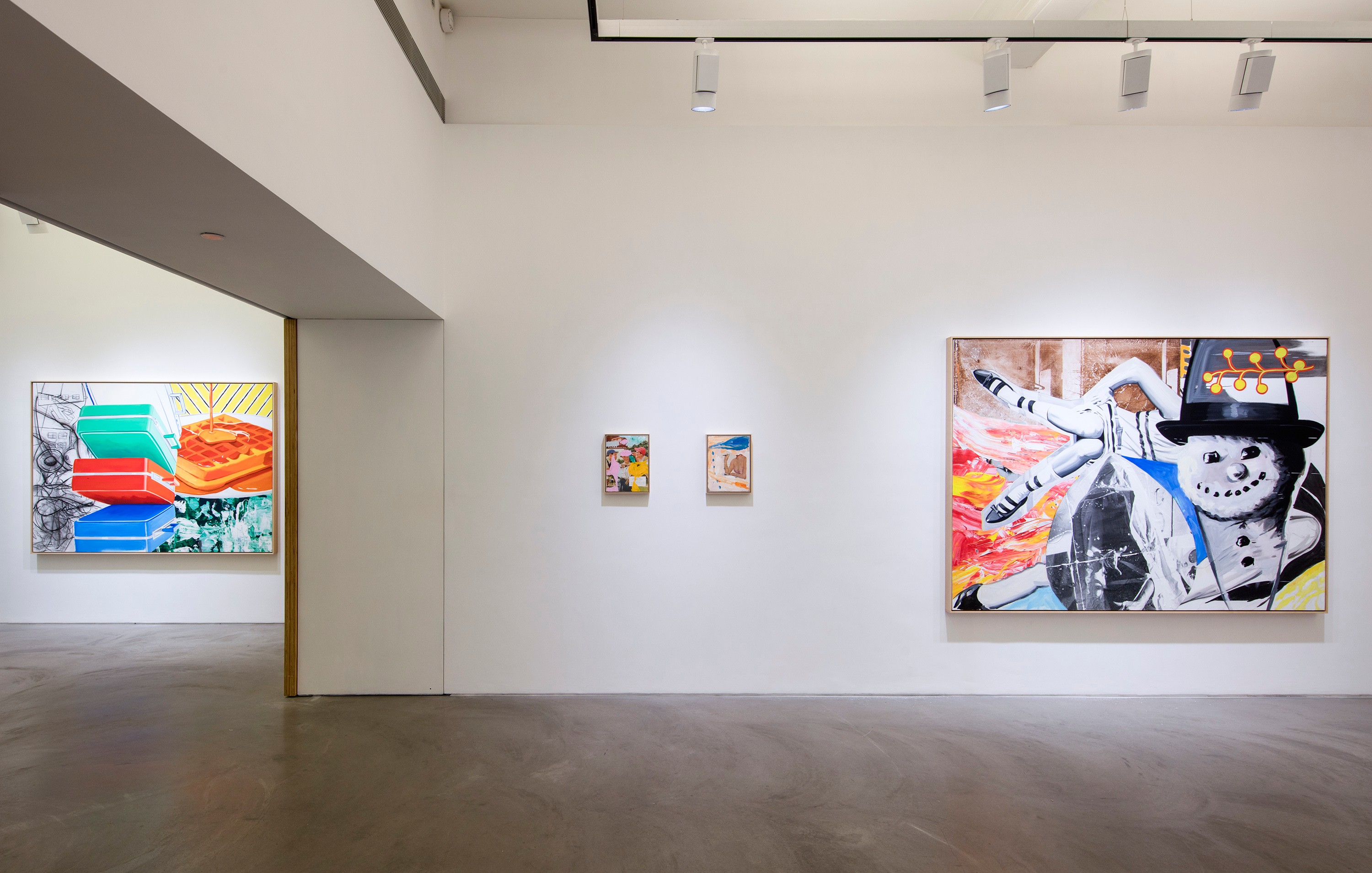 Installation view of David Salle at Lehmann Maupin Hong Kong