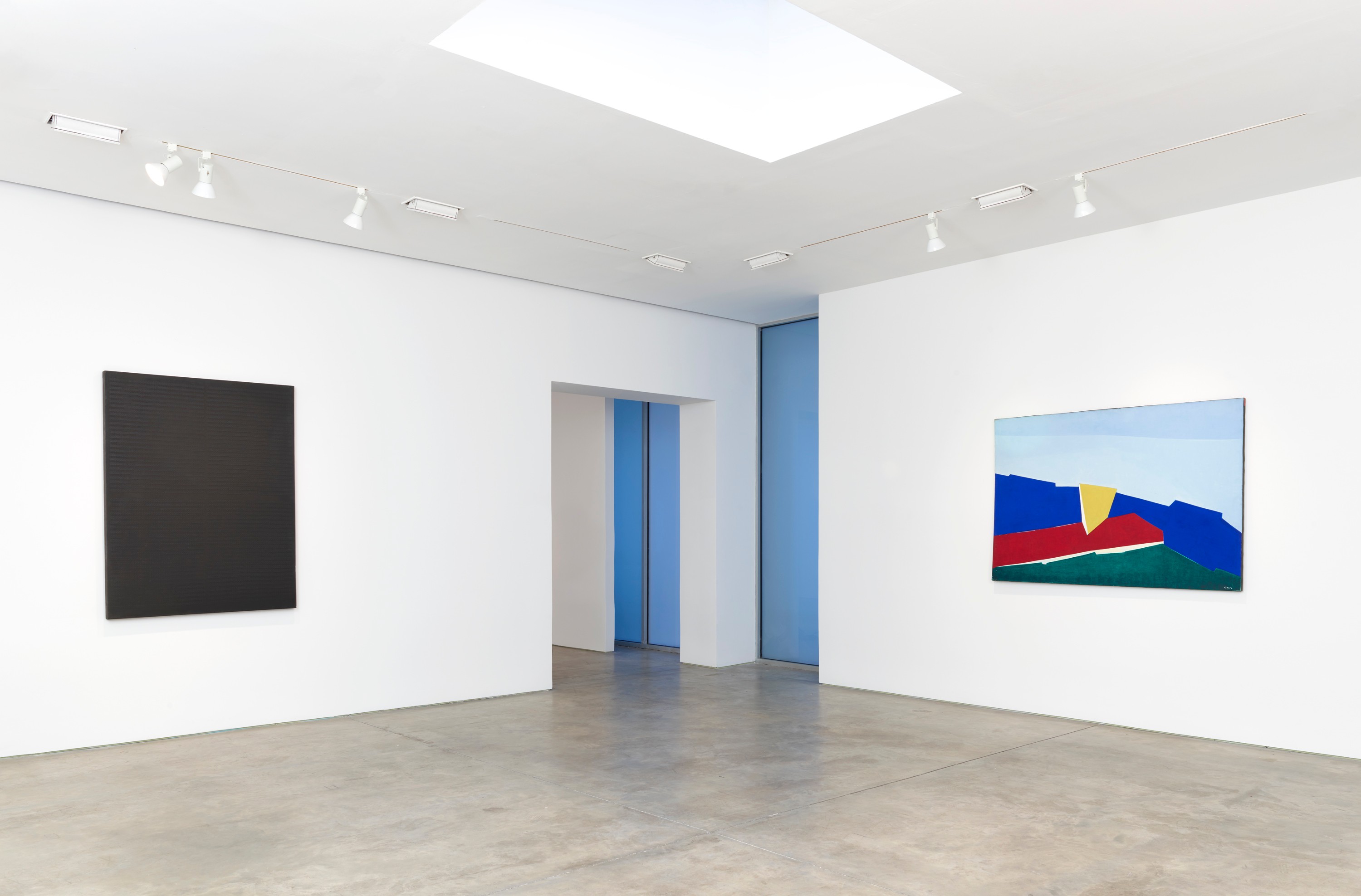 Installation view of Kim Guiline at Lehmann Maupin New York