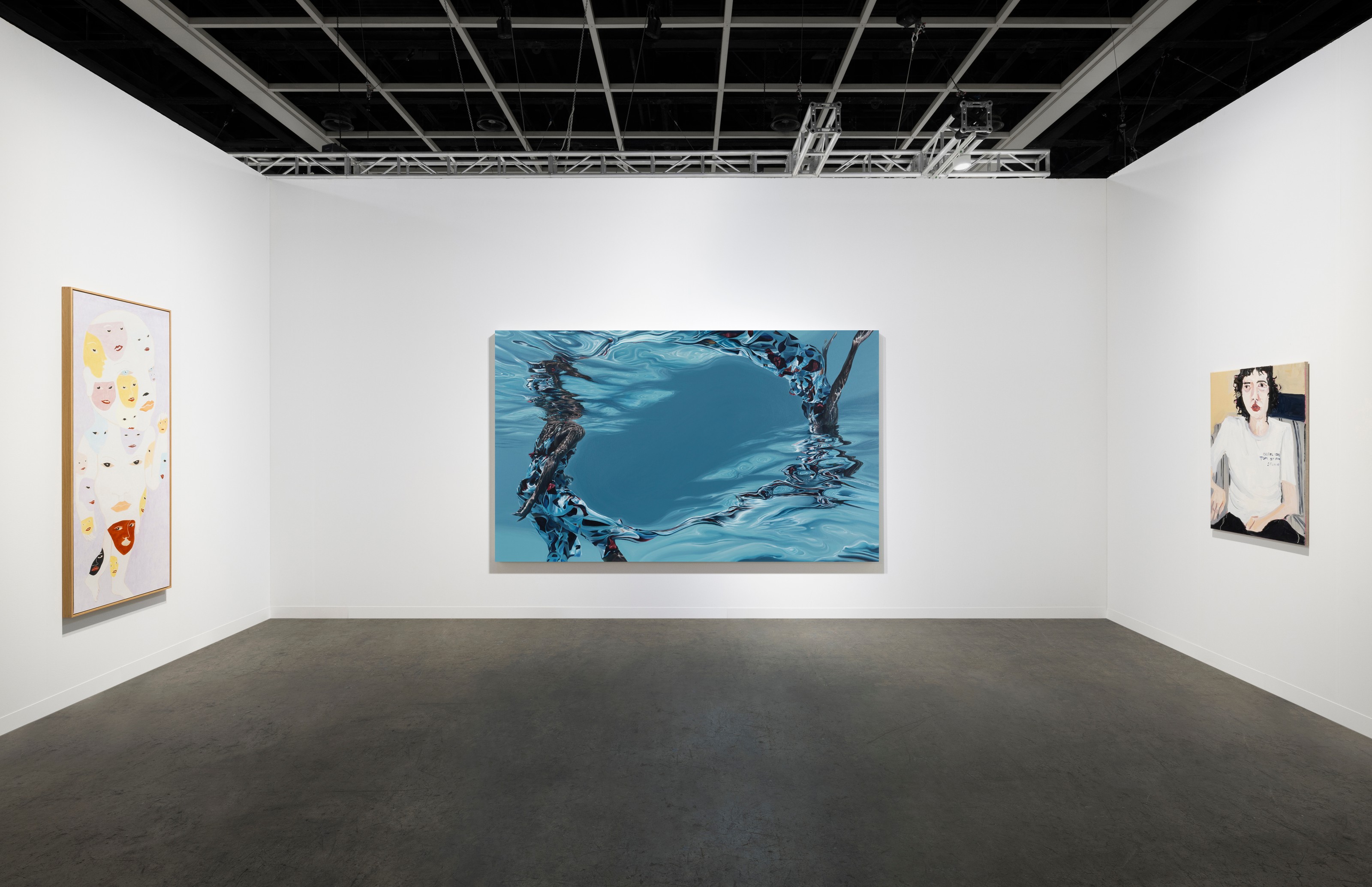 Installation view of Lehmann Maupin, Booth 1C22 at Art Basel Hong Kong