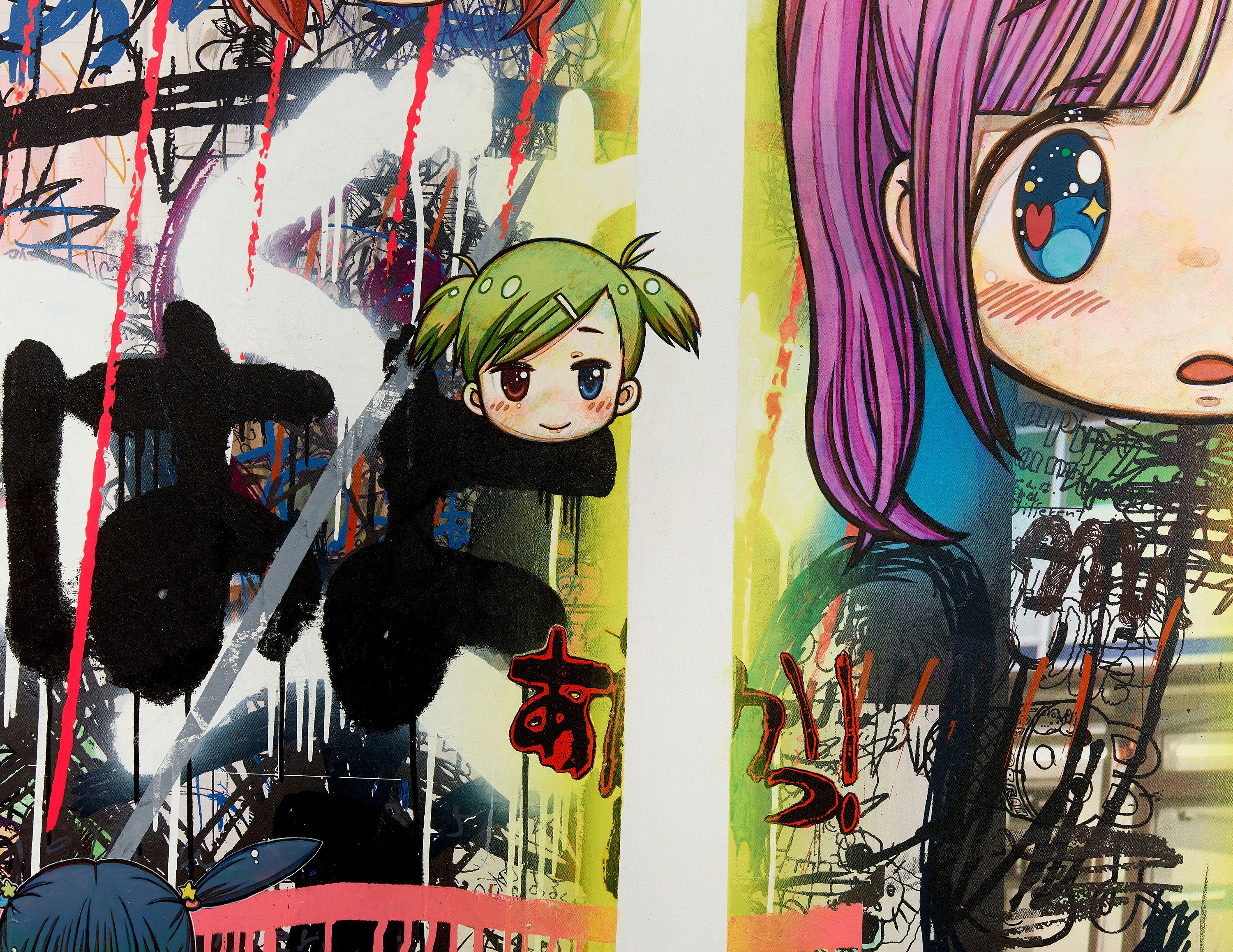 Detail of painting by Mr.
