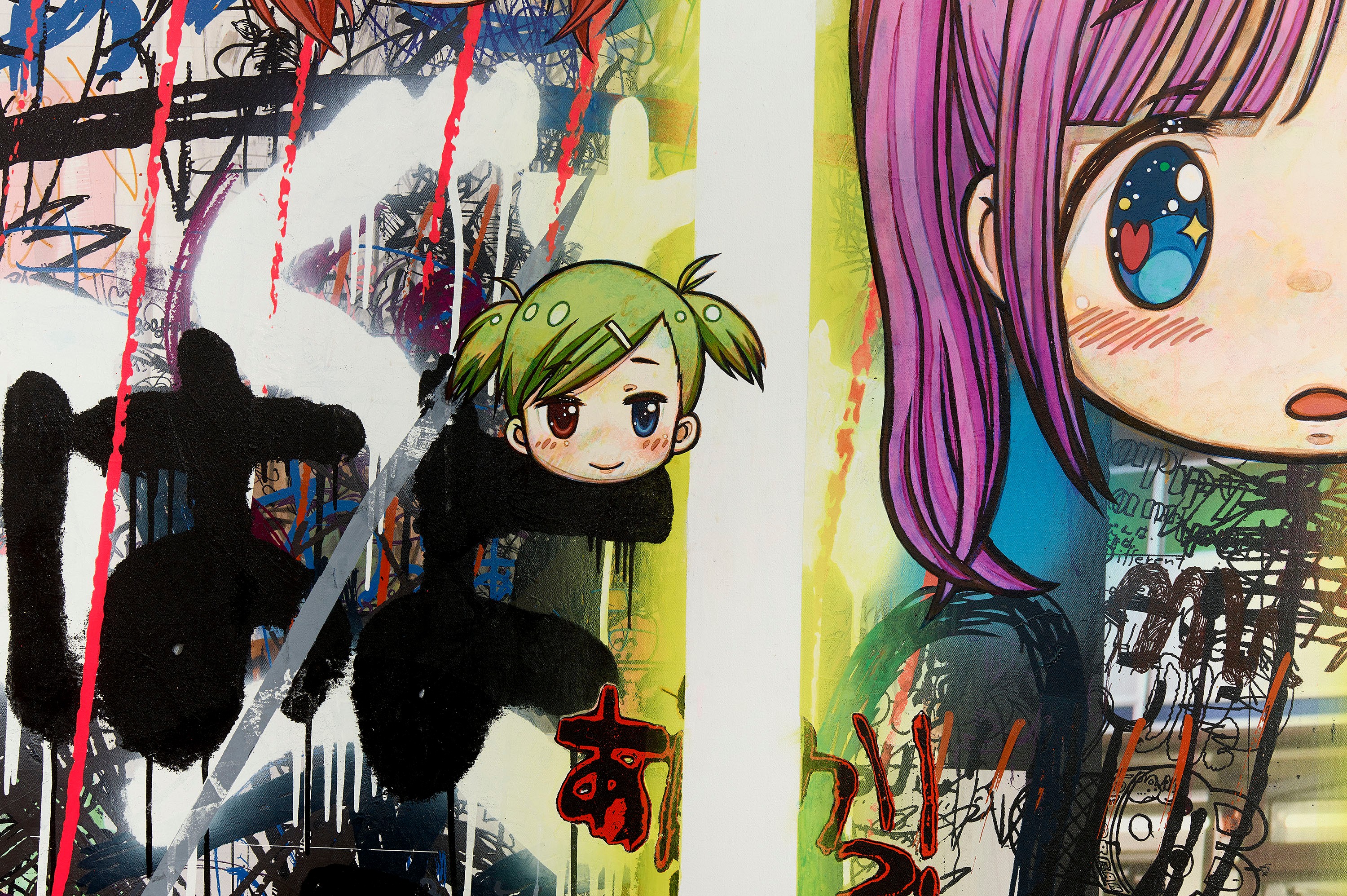 Detail of painting by Mr.