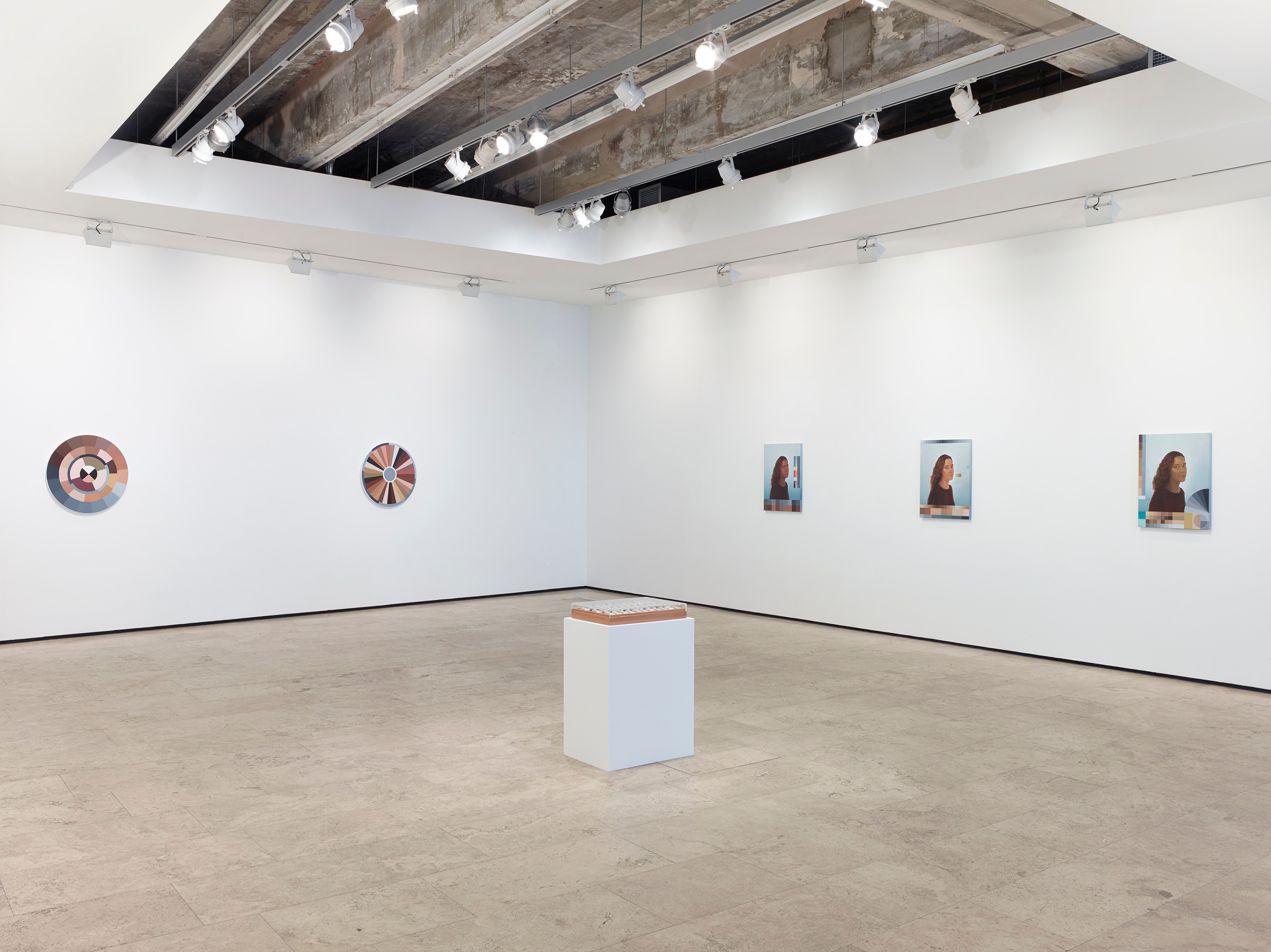 Installation view of Polvo at Lehmann Maupin New York