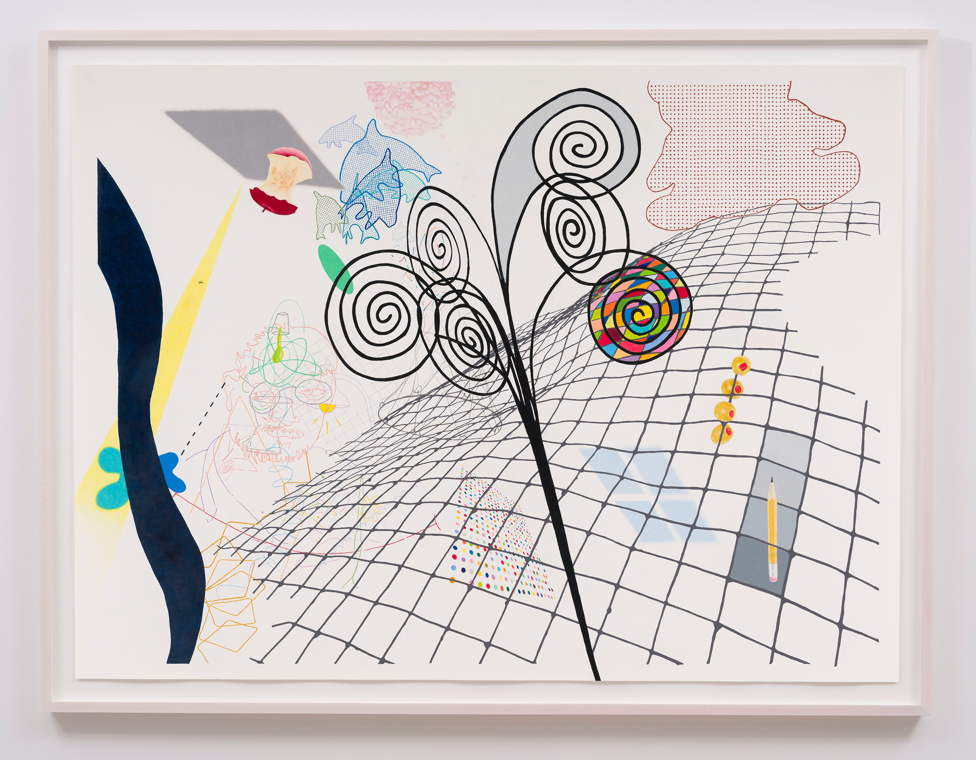 Work on paper by Tom Friedman