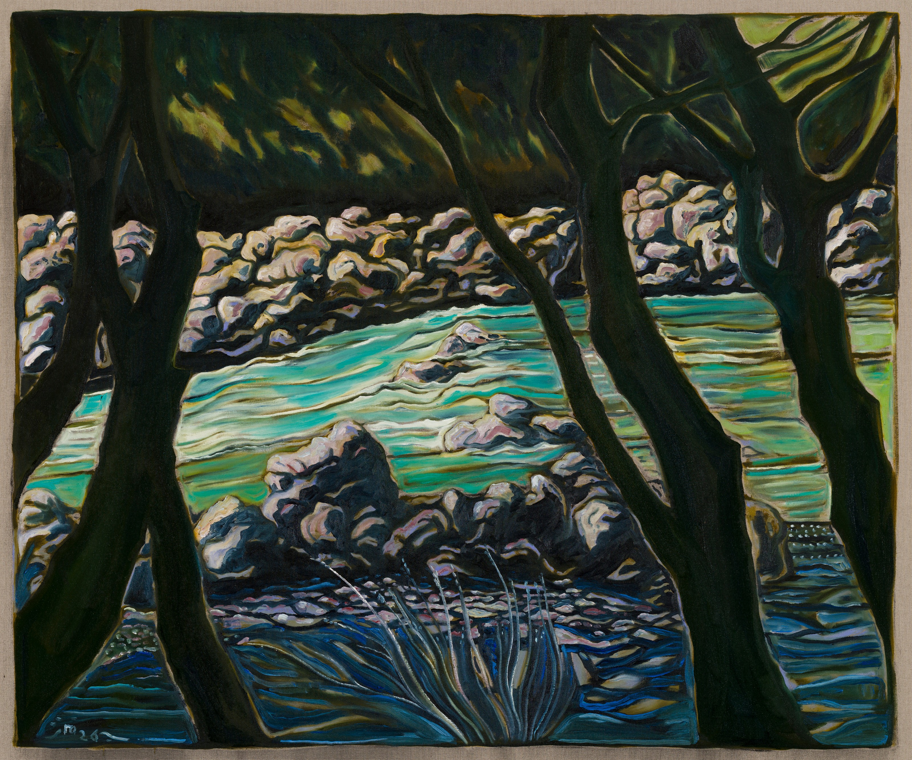 Painting by Billy Childish