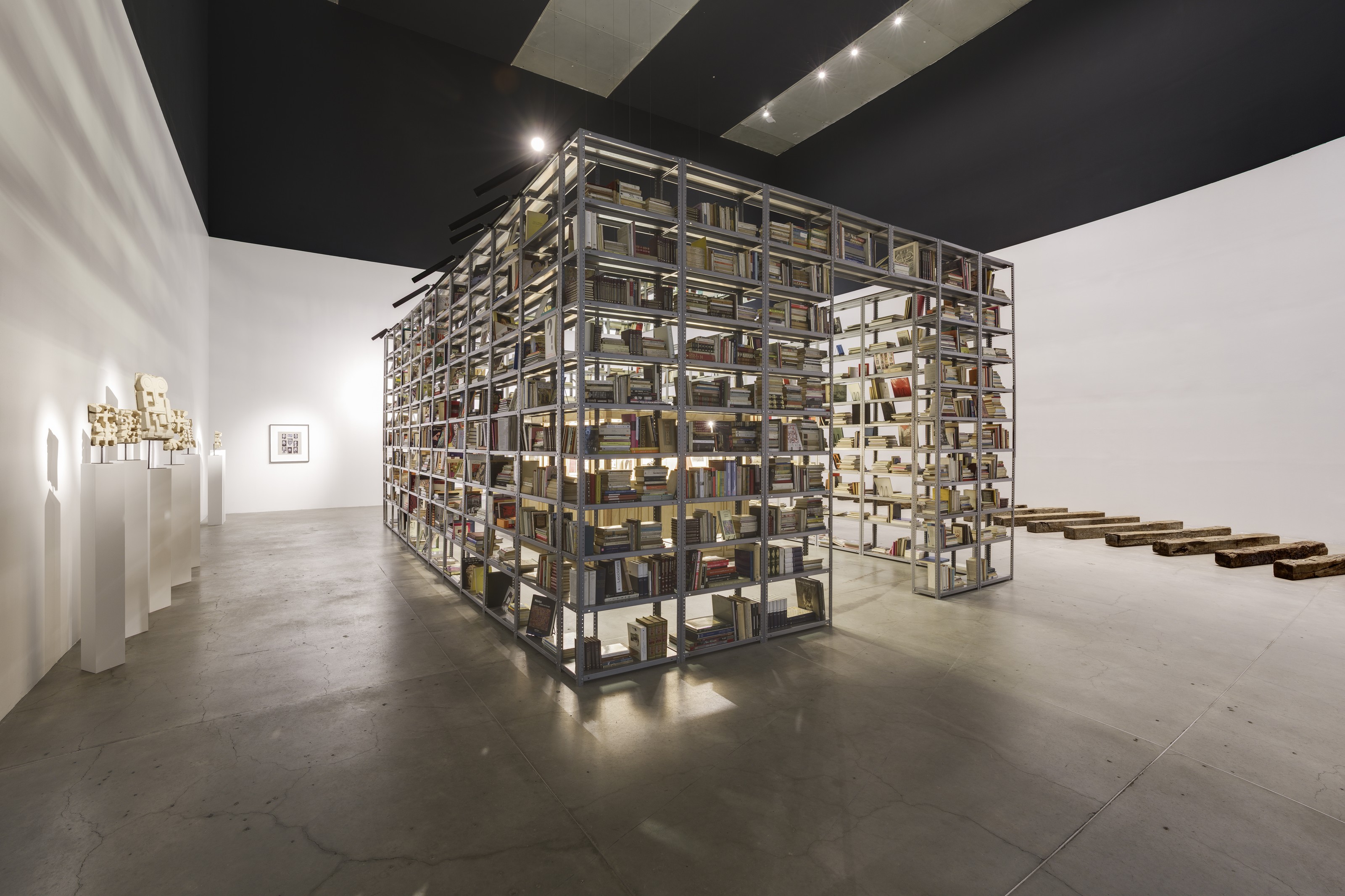 Installation view of Kader Attia at MUAC