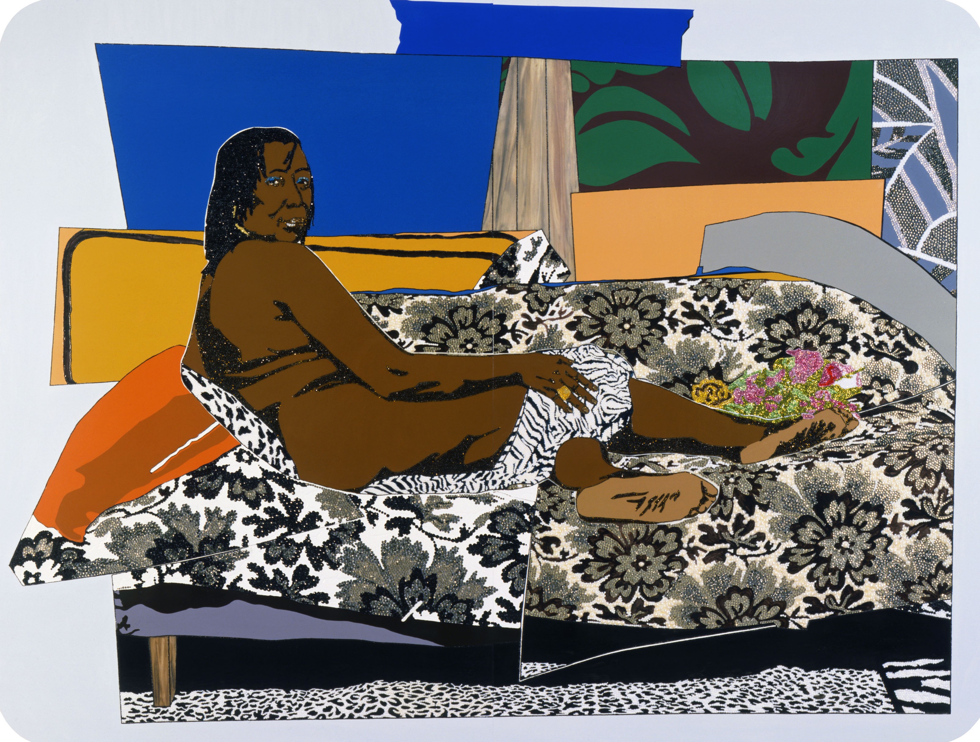 Painting by Mickalene Thomas