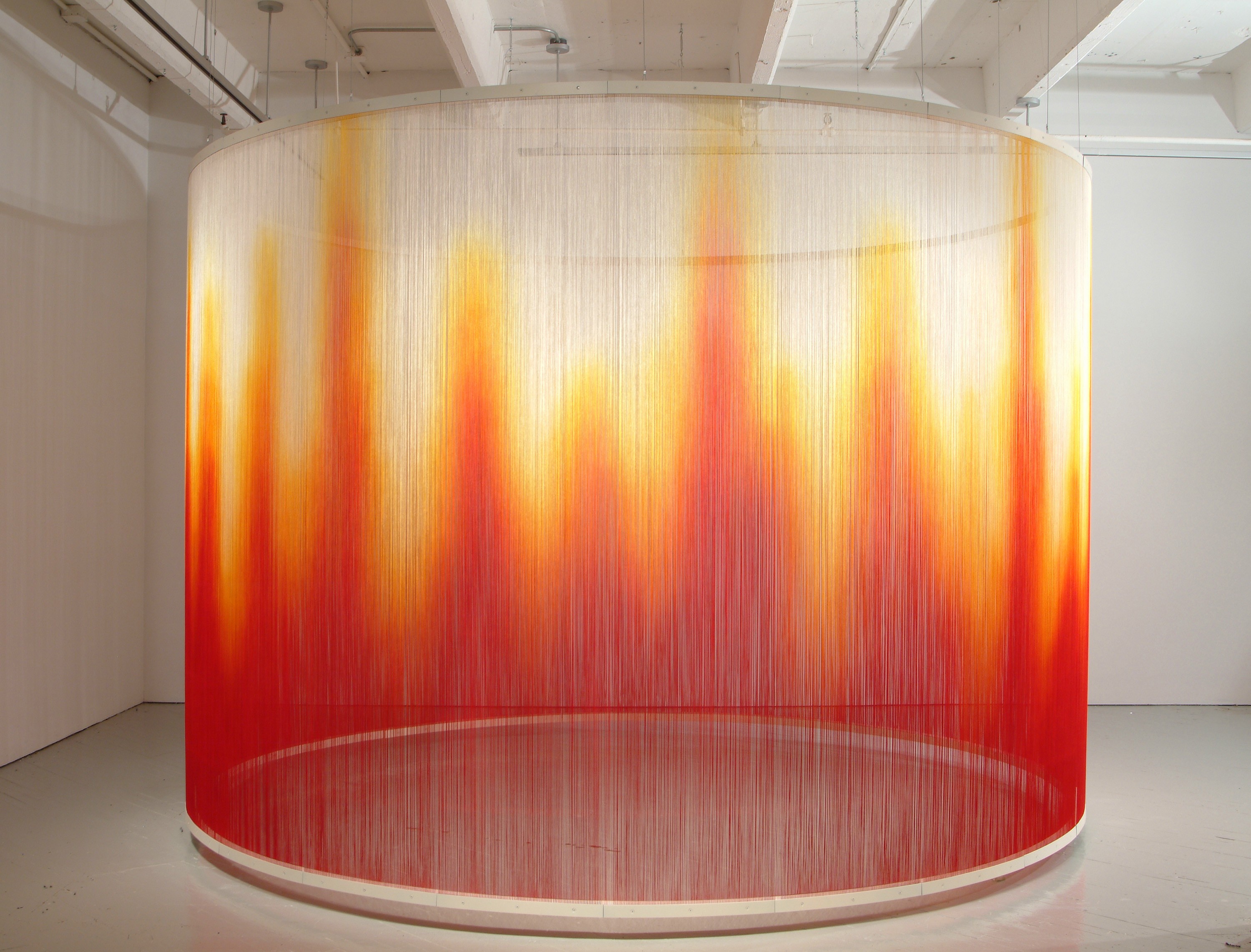 Installation of Fire by Teresita Fernández
