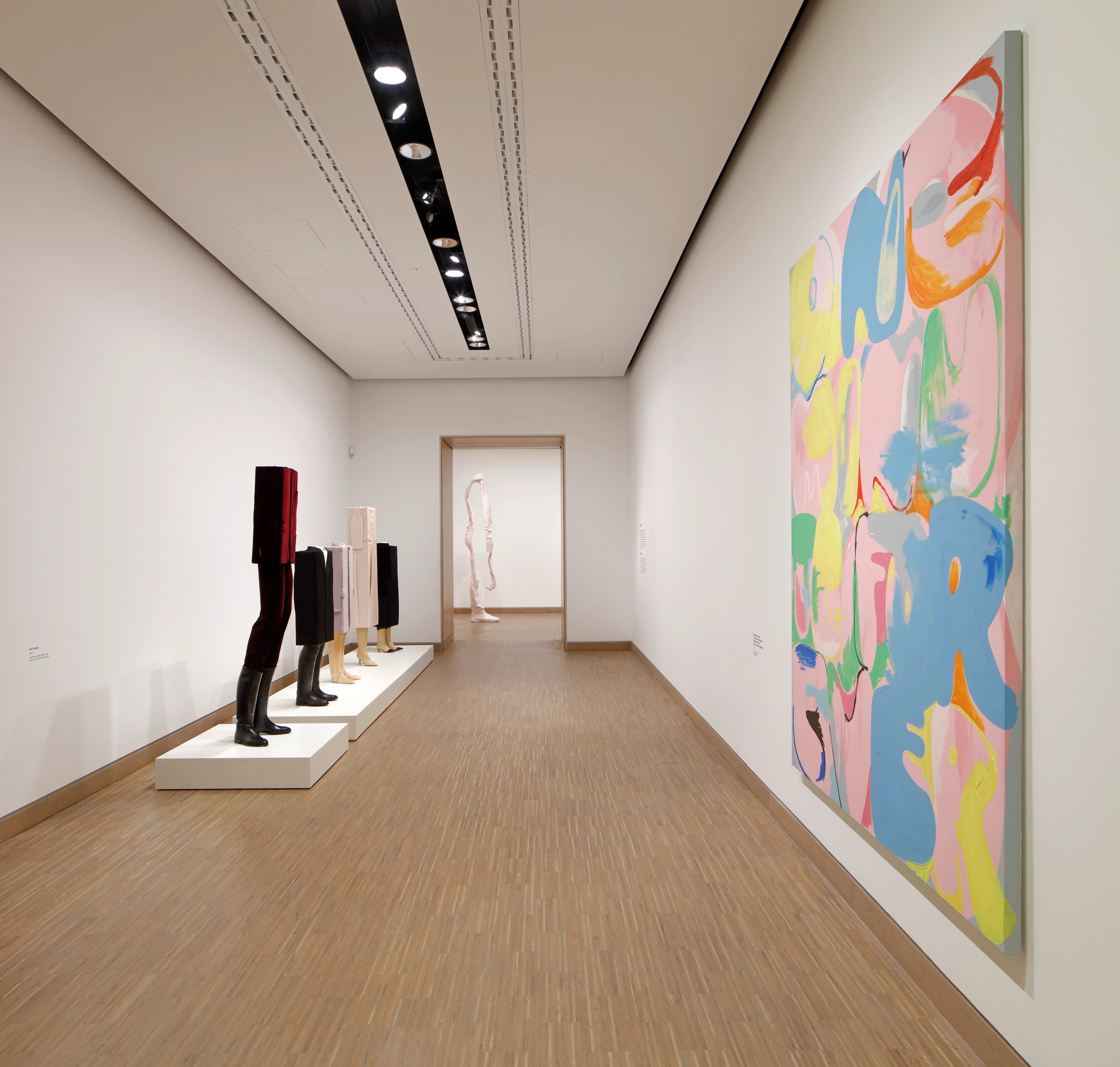 Installation view of Erwin Wurm at Albertina Modern