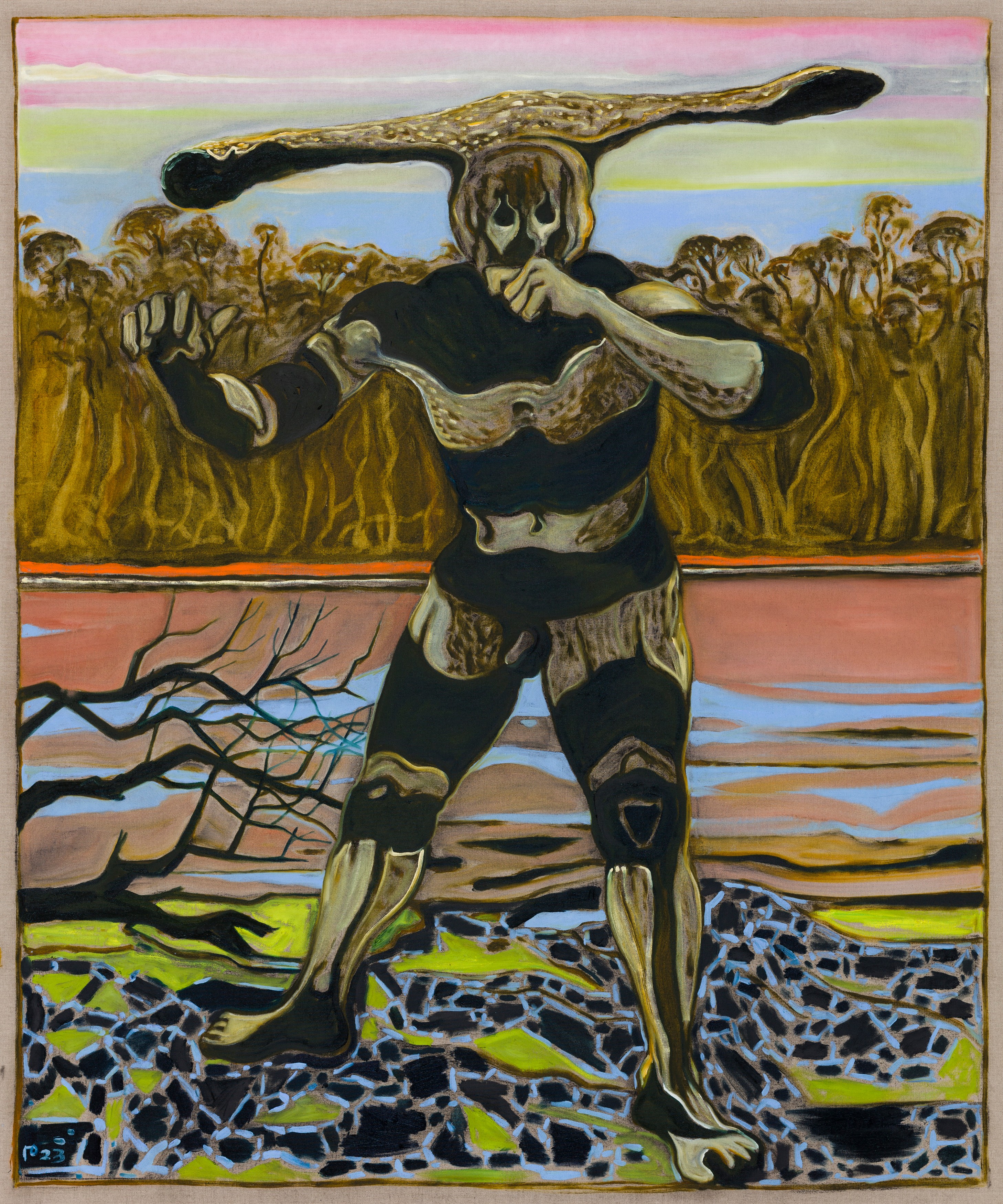 Painting by Billy Childish