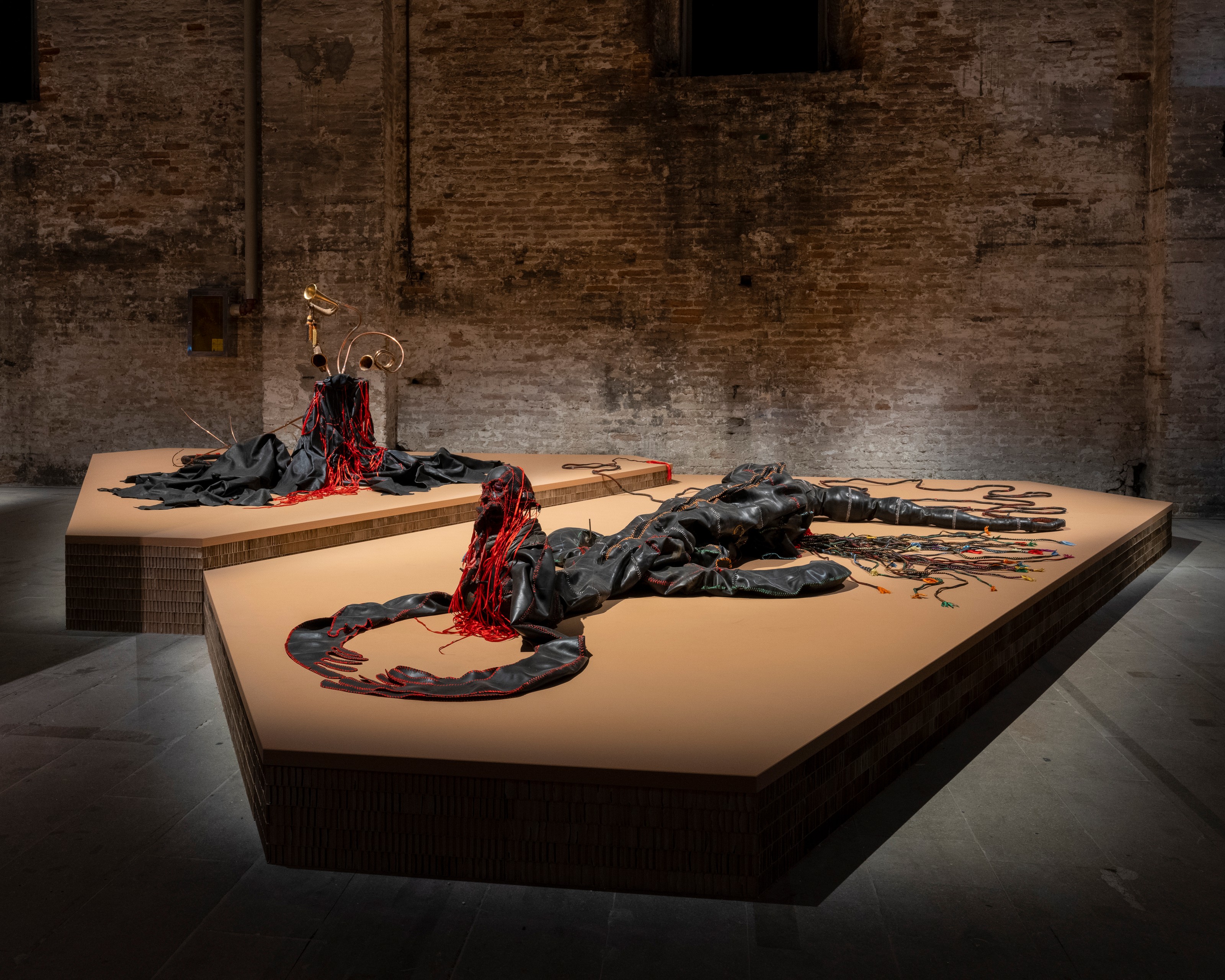 Installation by Nicholas Hlobo