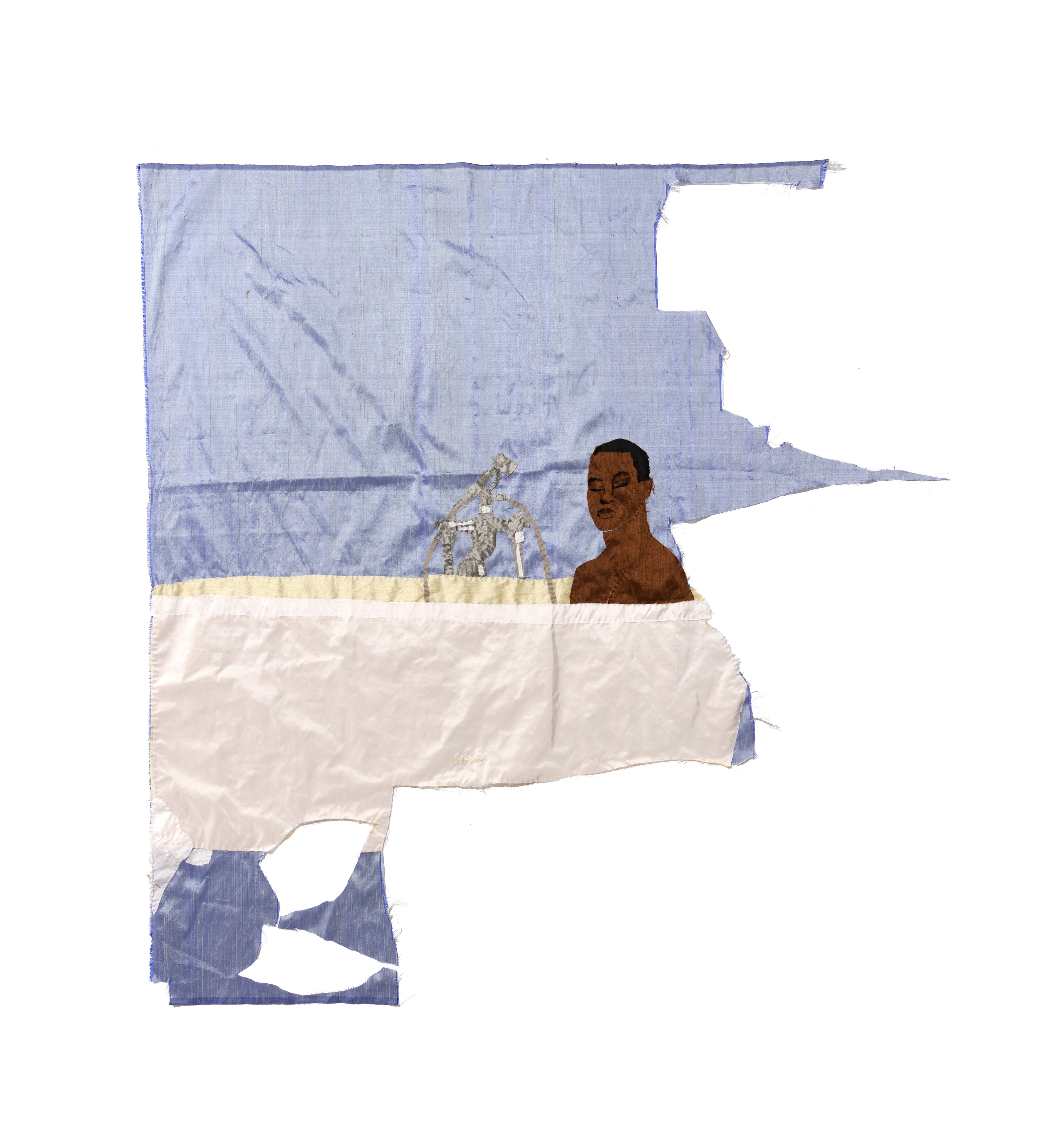 Wall work by Billie Zangewa