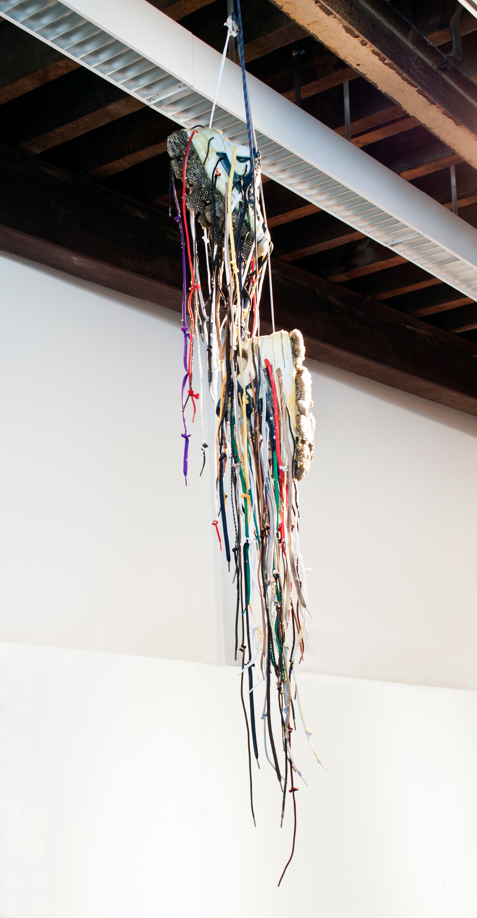 Installation view of Liberty and Orders at Lehmann Maupin New York