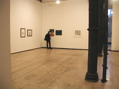 Installation view of Off the Grid at Lehmann Maupin New York