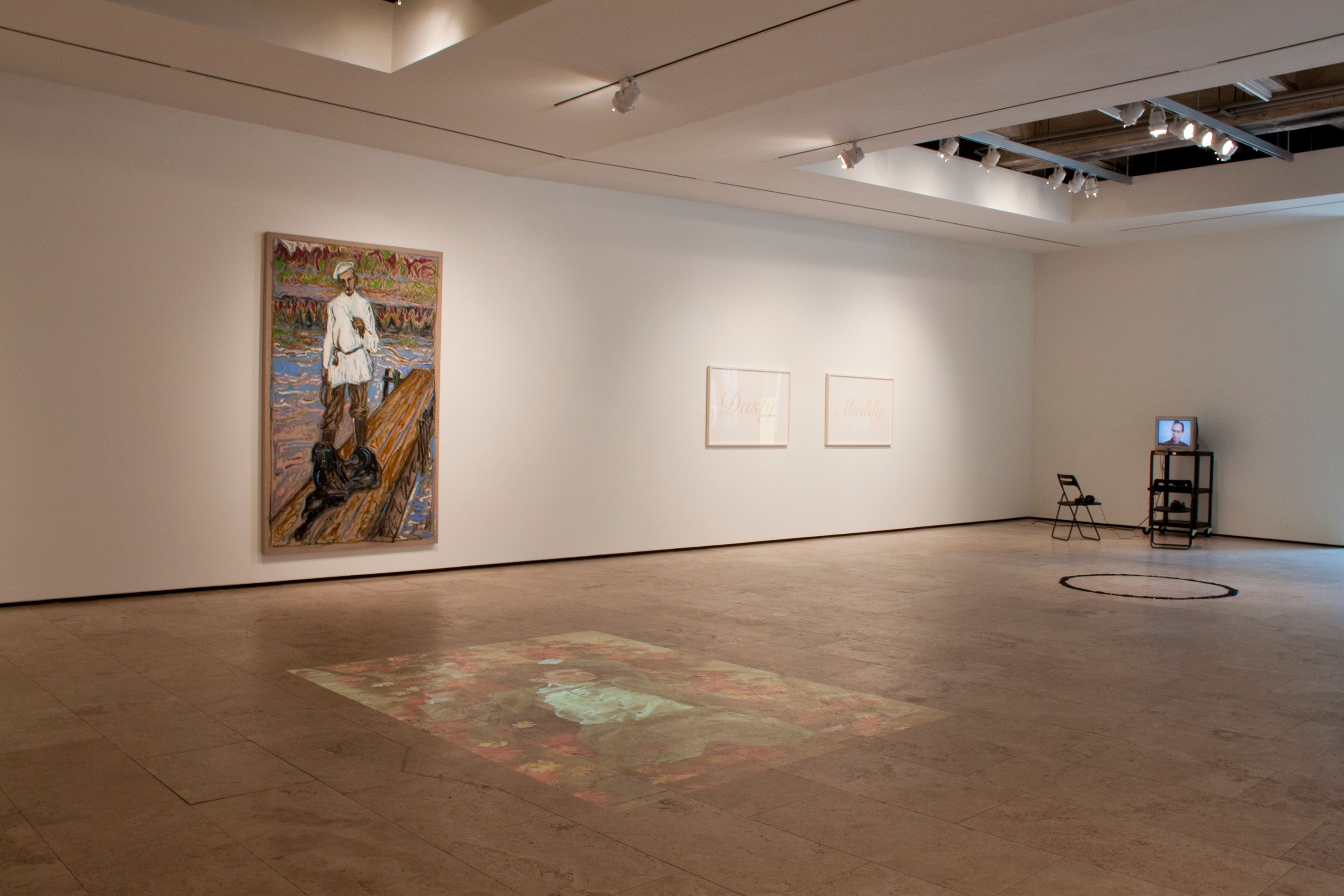 Installation view of On Shuffle at Lehmann Maupin New York