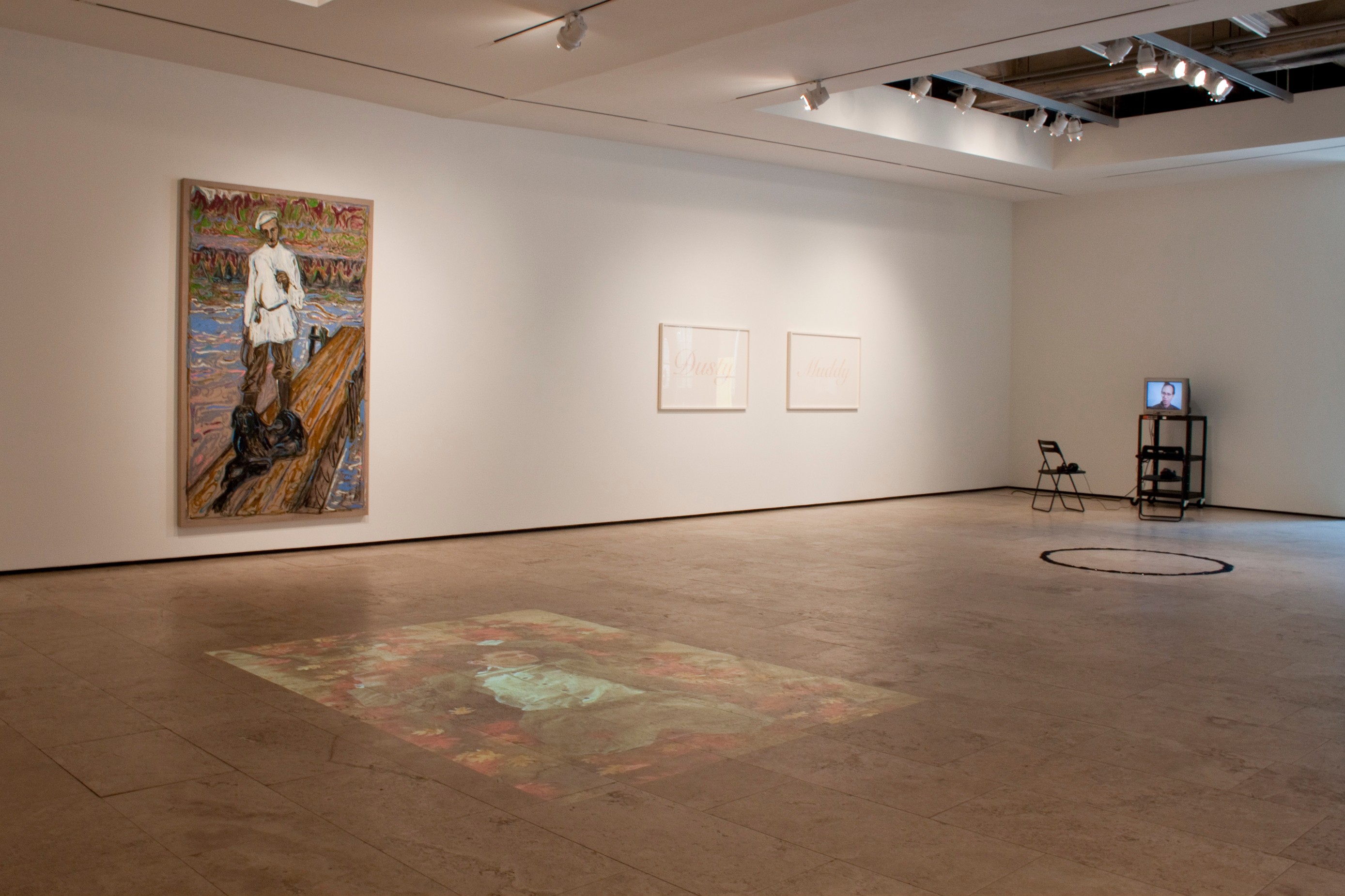 Installation view of On Shuffle at Lehmann Maupin New York