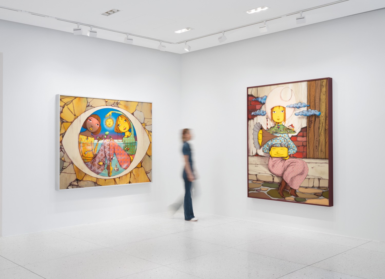 Installation view of OSGEMEOS at Lehmann Maupin Palm Beach