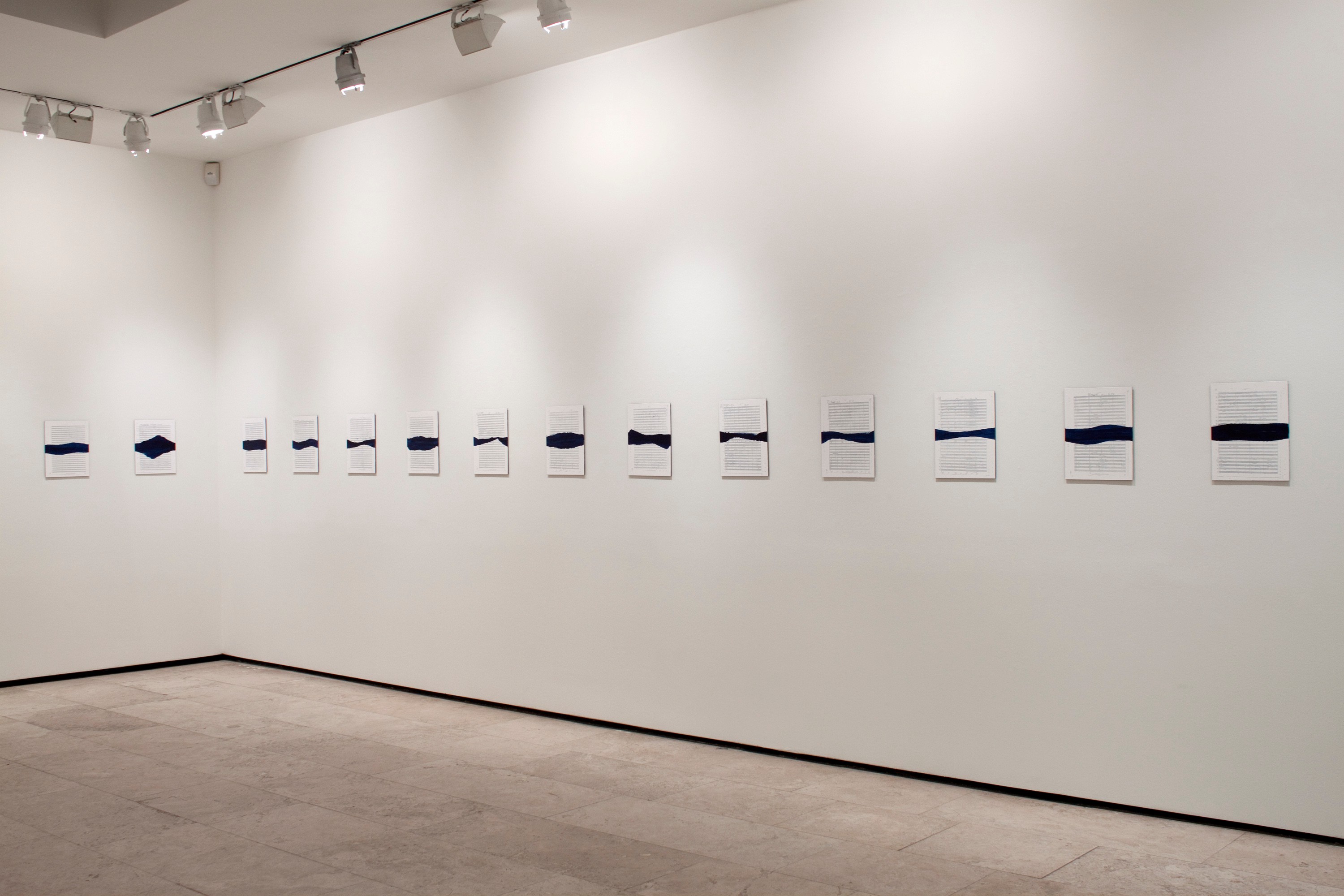 Installation view of Tim Rollins and K.O.S. at Lehmann Maupin New York