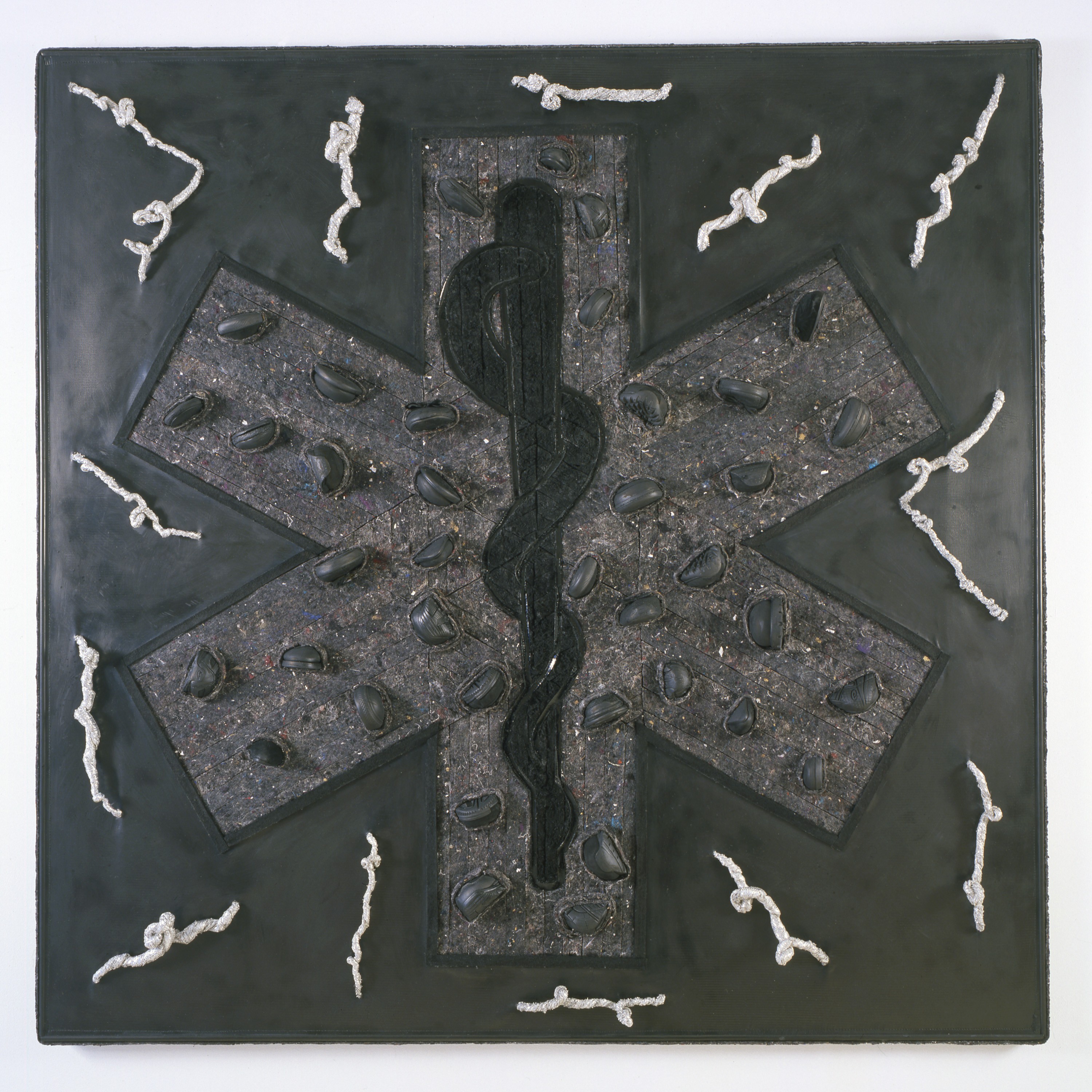 Wall work by Nari Ward