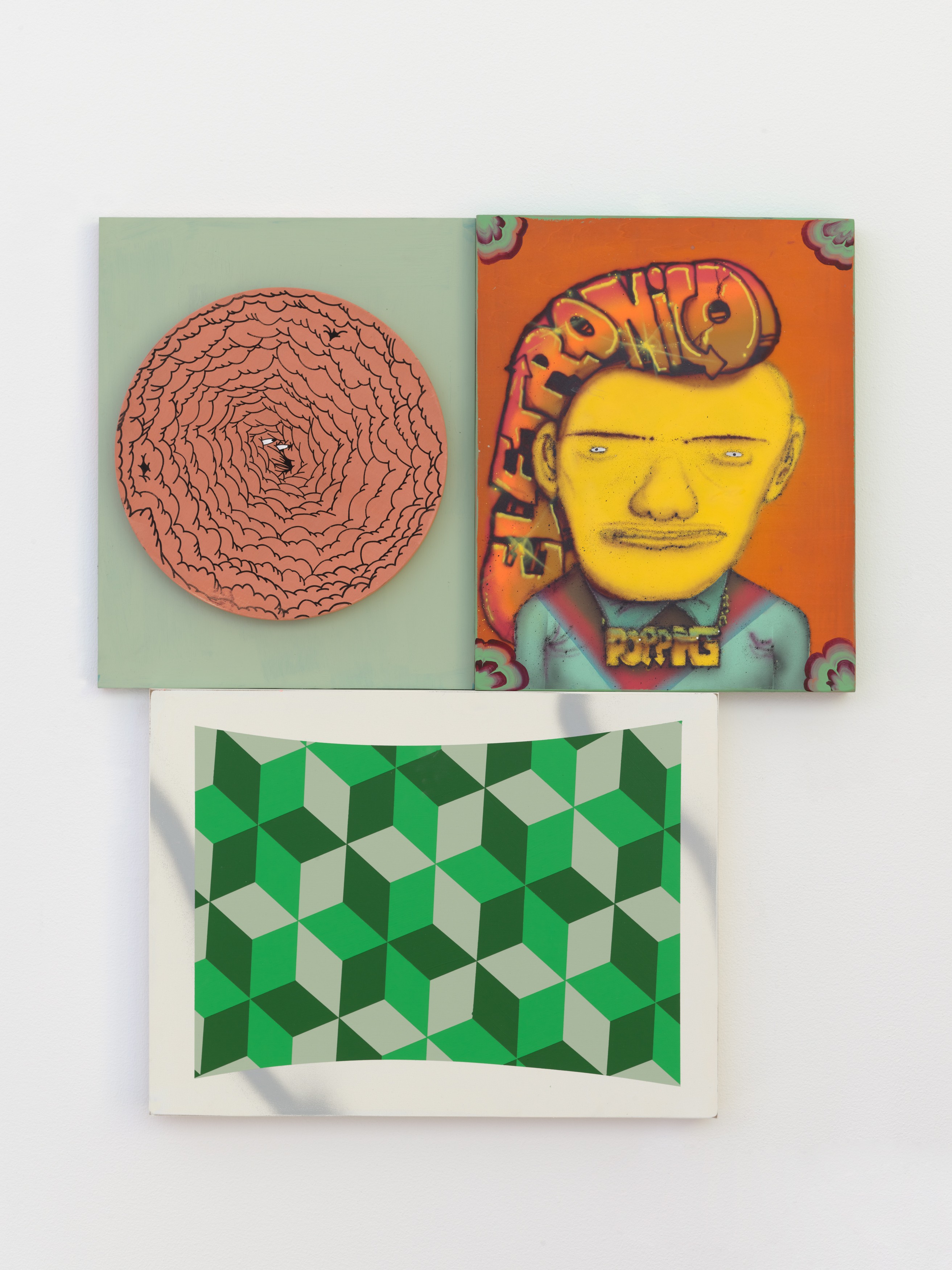 Wall work by OSGEMEOS & Barry McGee