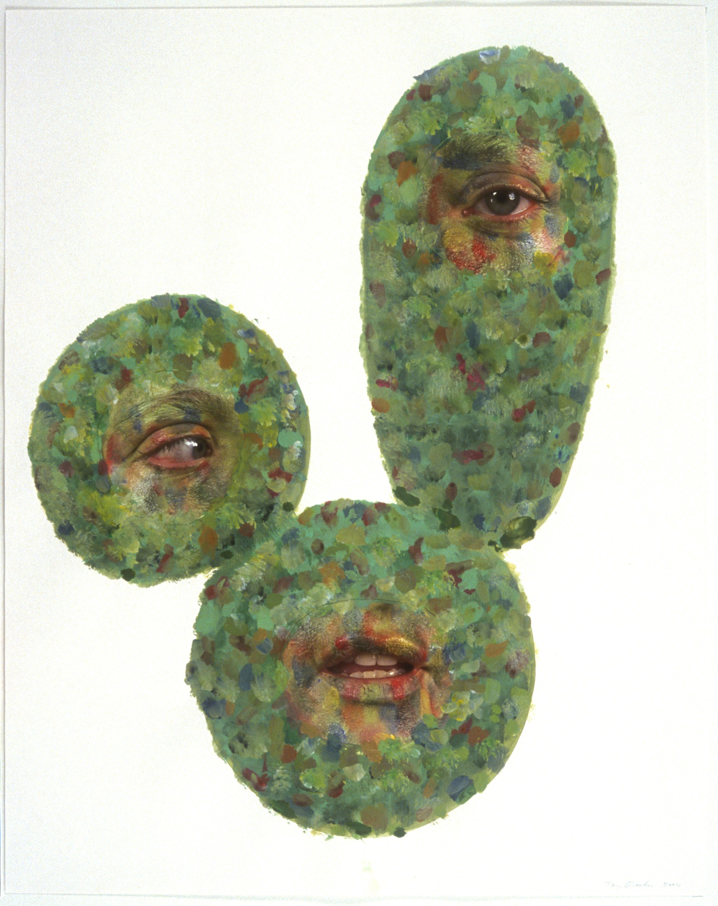 Painting by Tony Oursler