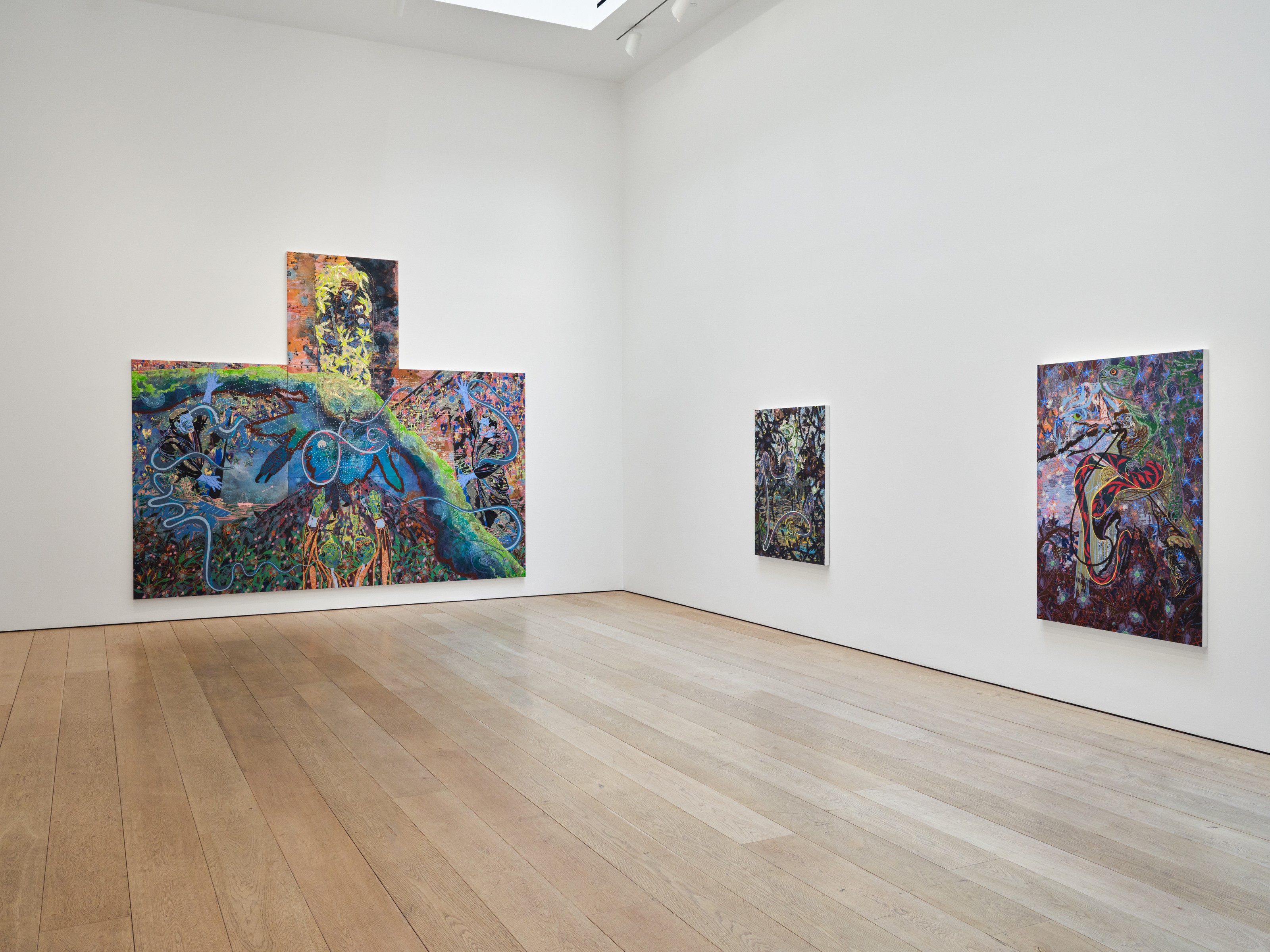Installation view of Tammy Nguyen at Lehmann Maupin New York
