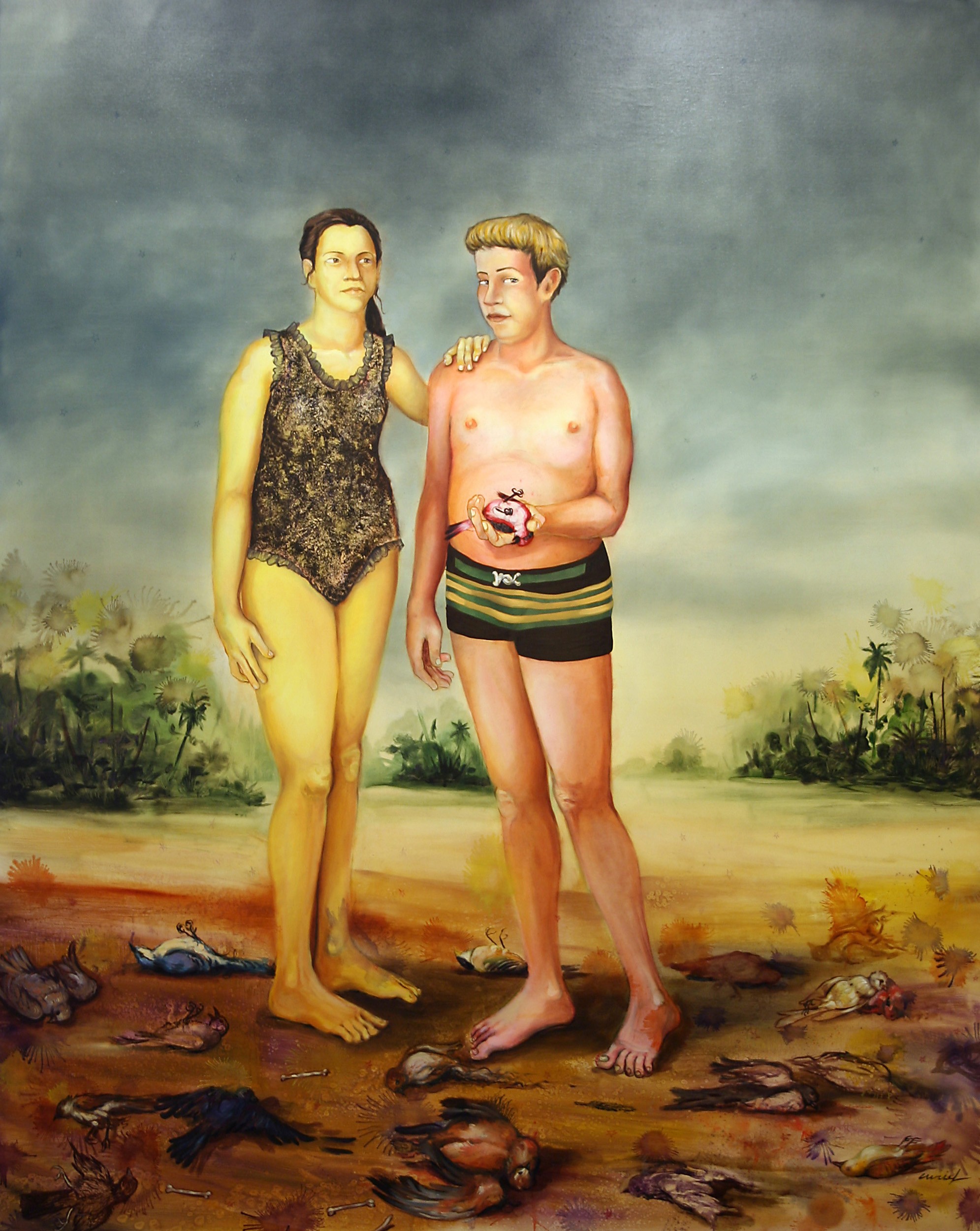 Painting by Christian Curiel