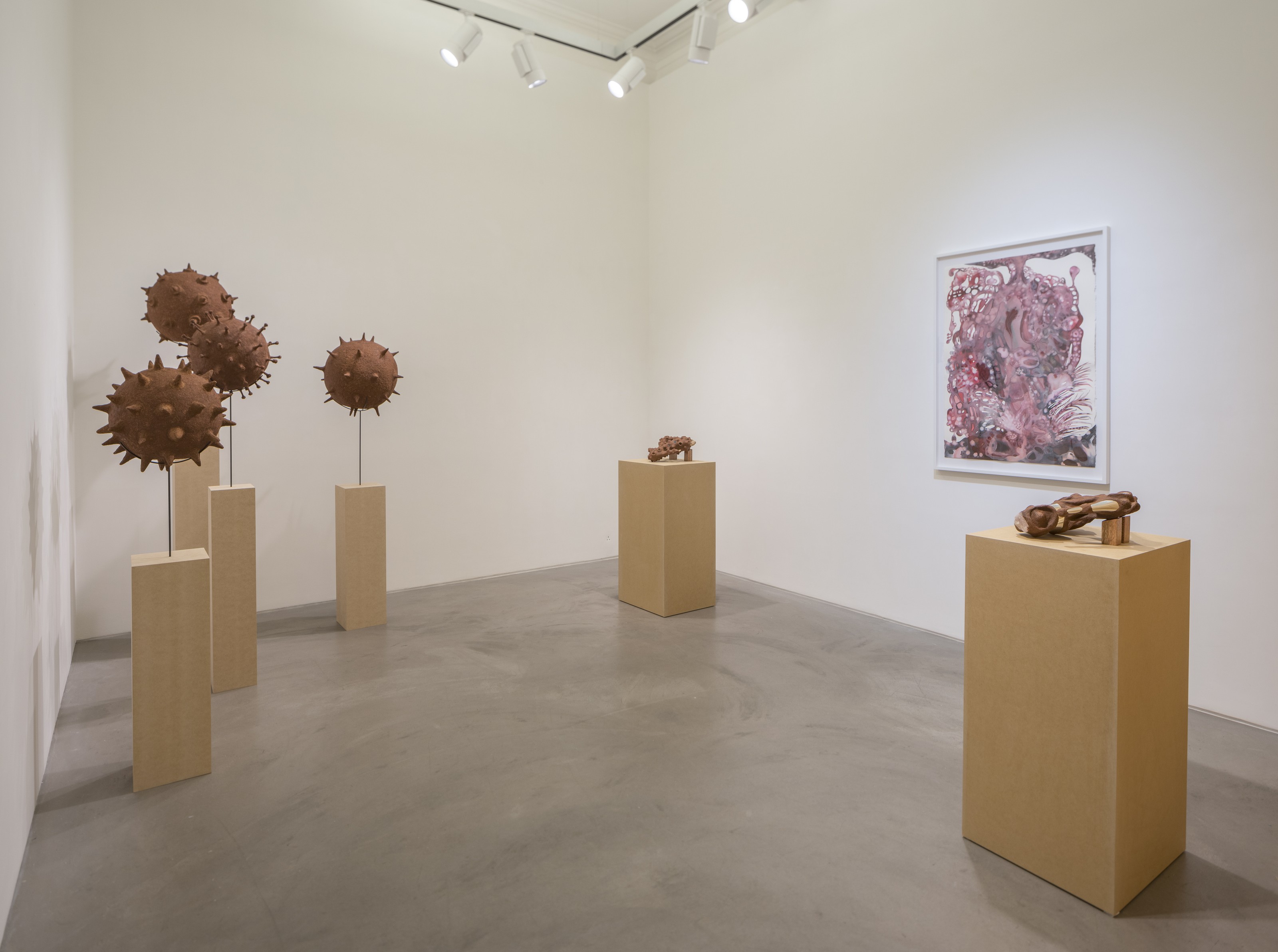Installation view of Wangechi Mutu at Lehmann Maupin Hong Kong