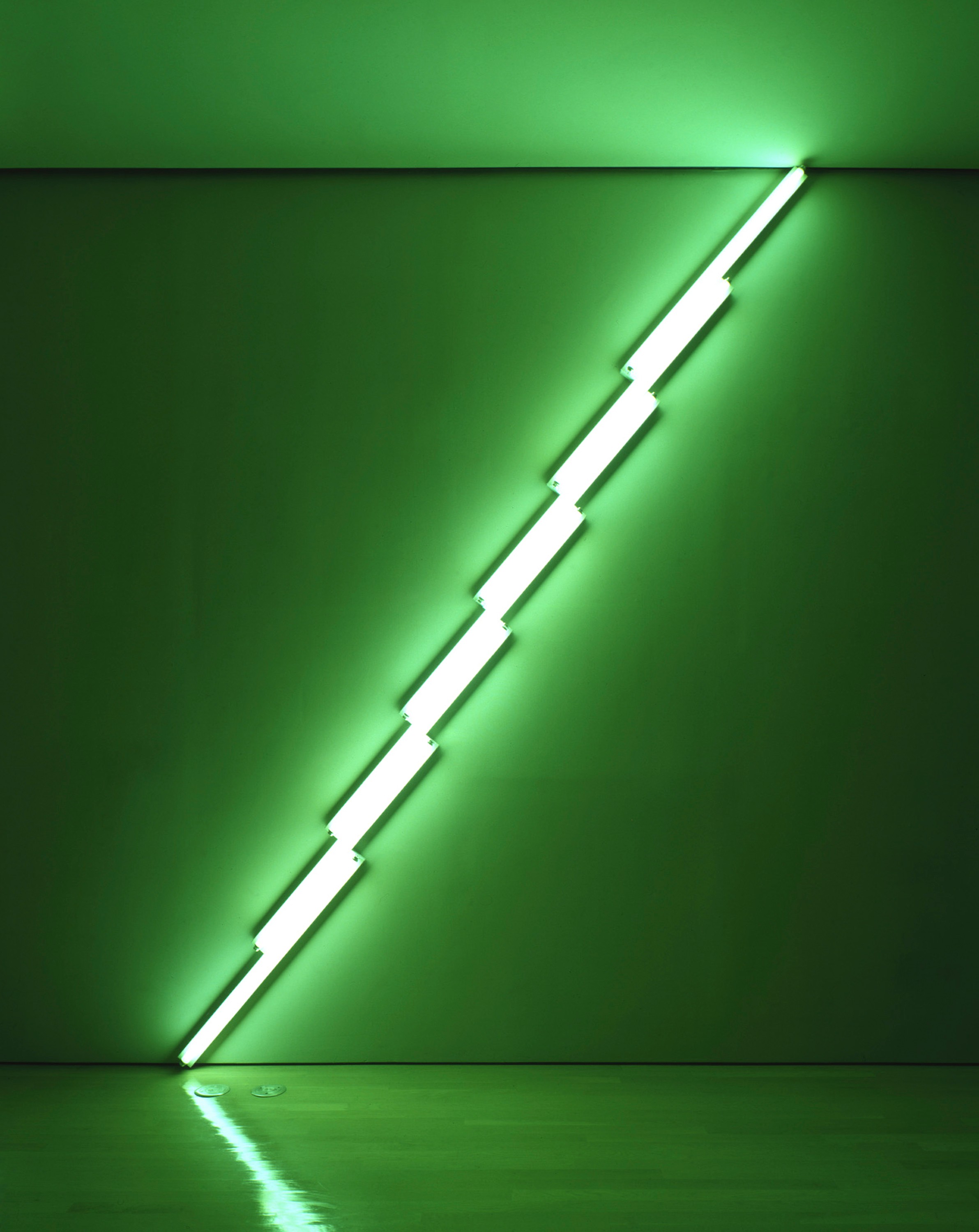 Neon sculpture by Dan Flavin