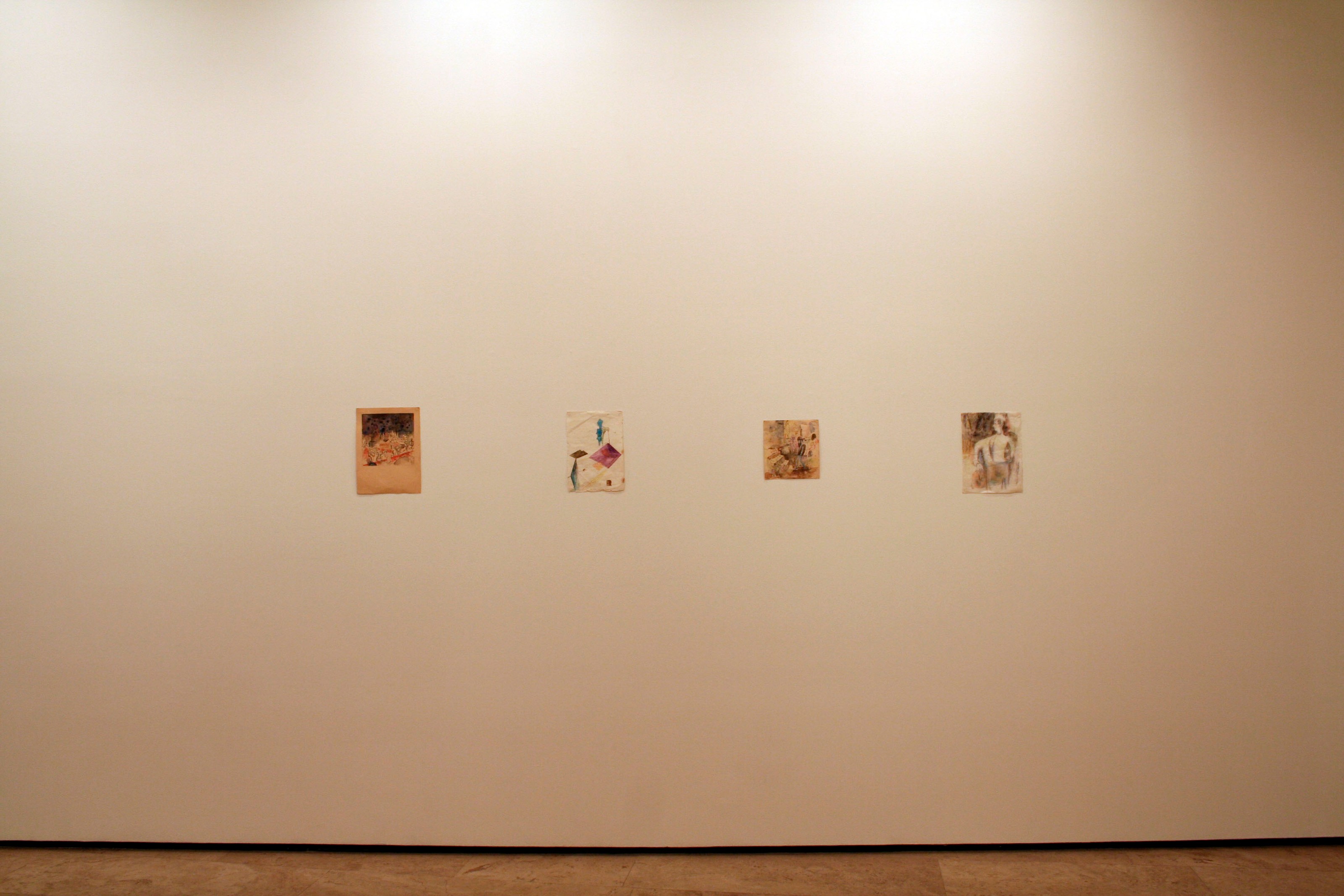 Installation view of Tobias Buche and Jonas Lipps at Lehmann Maupin New York