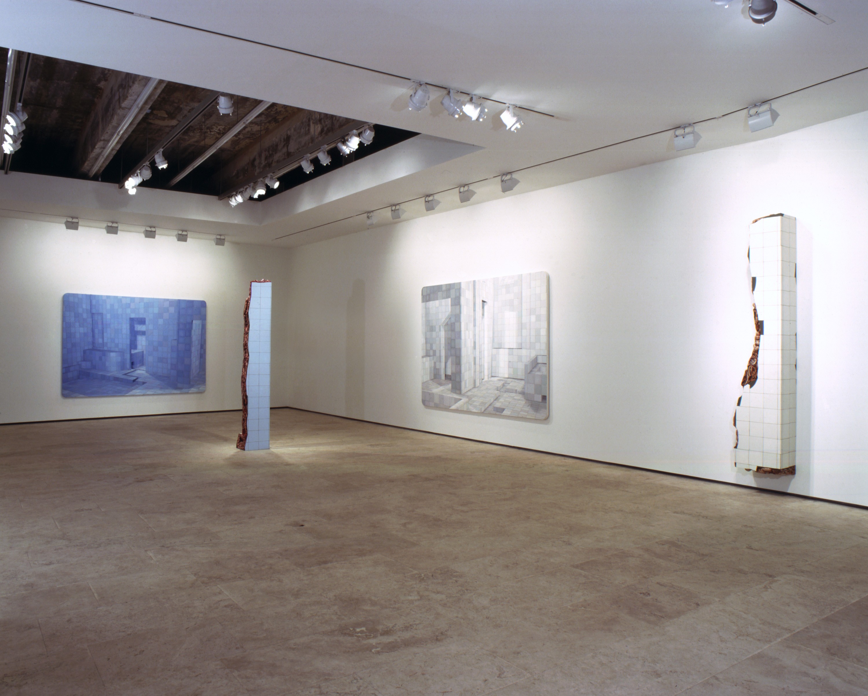 Installation view of Adriana Varejão at Lehmann Maupin New York