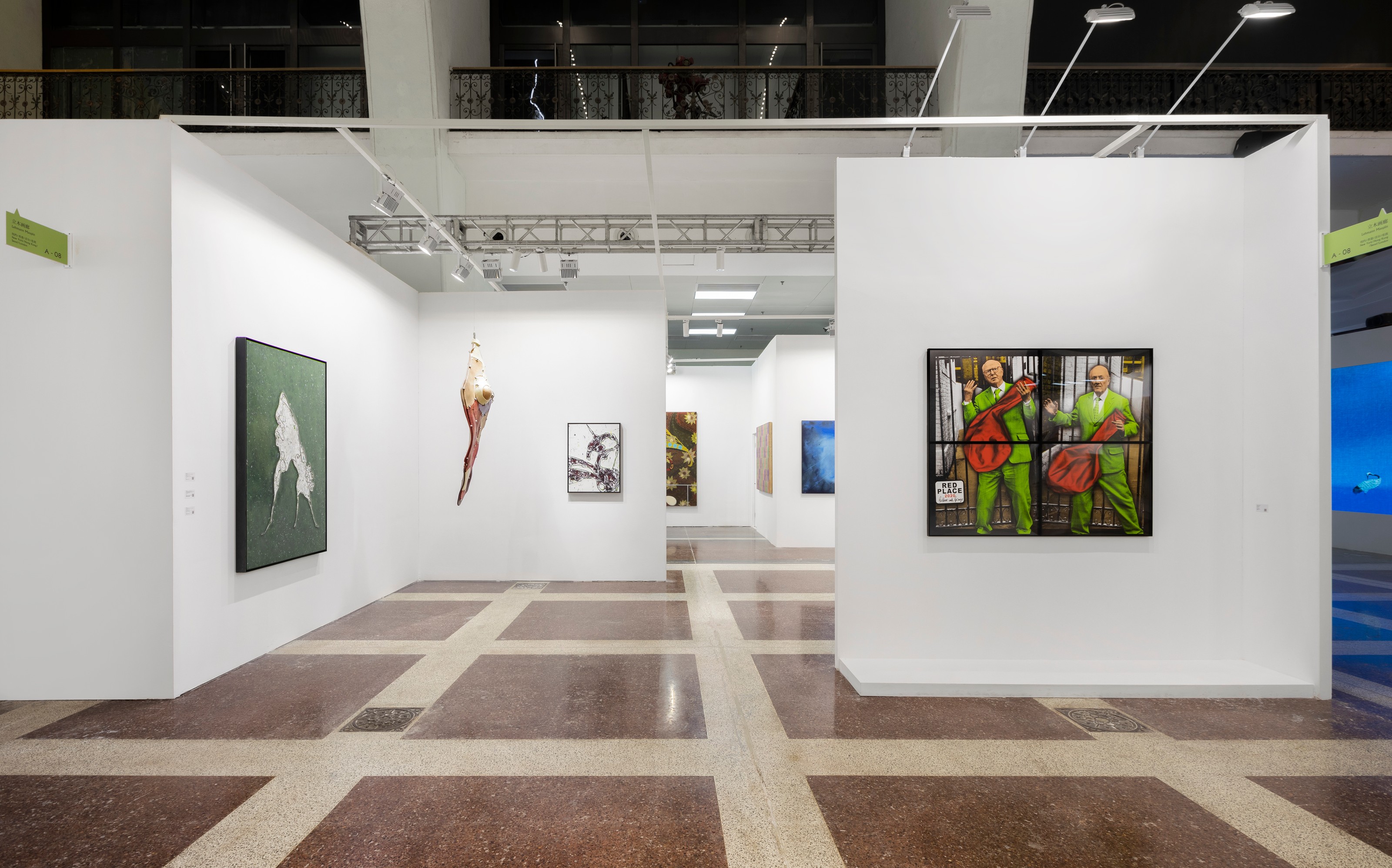 Installation view of Lehmann Maupin, Booth A08 at JINGART