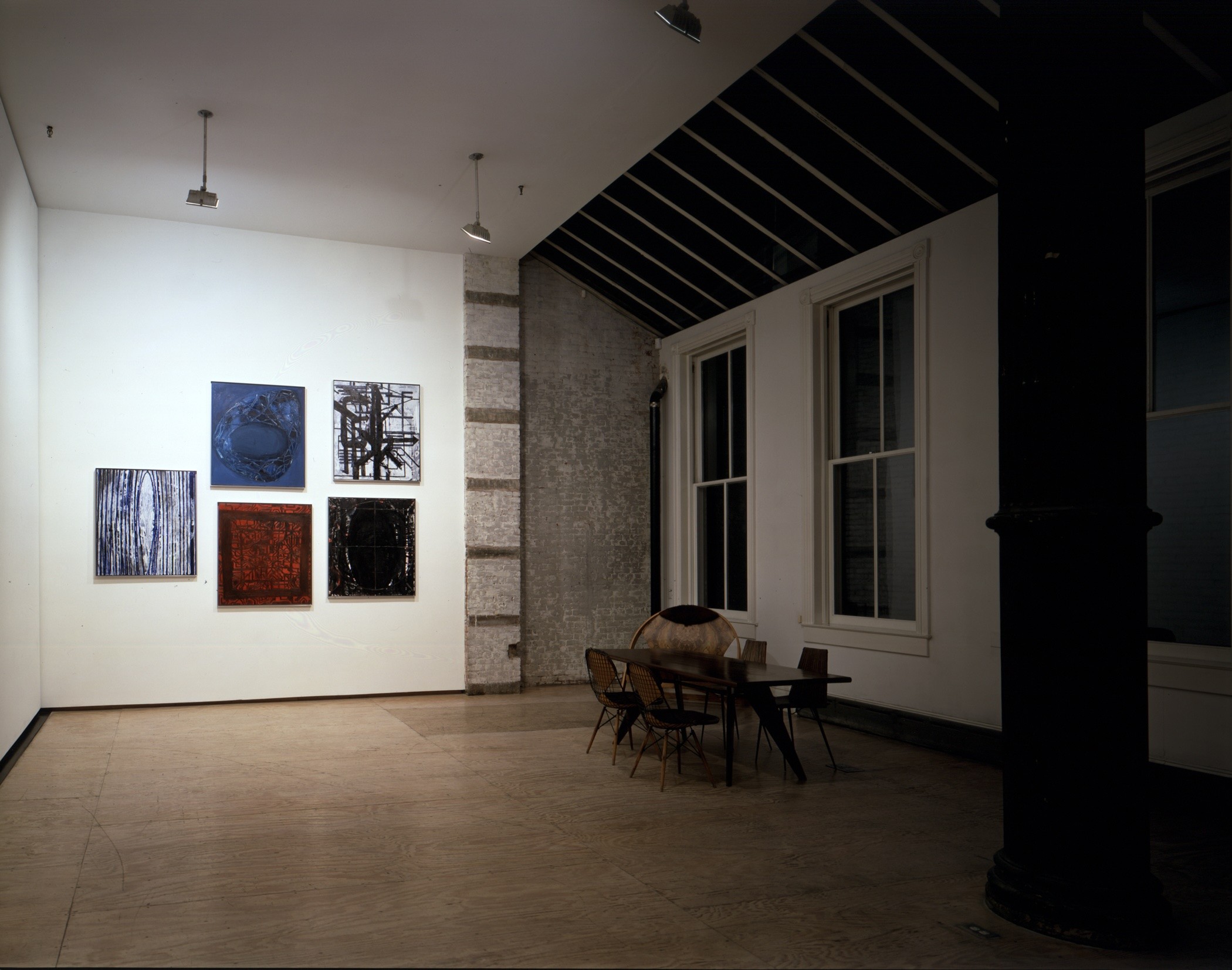 Installation view of Set Diagrams at Lehmann Maupin New York