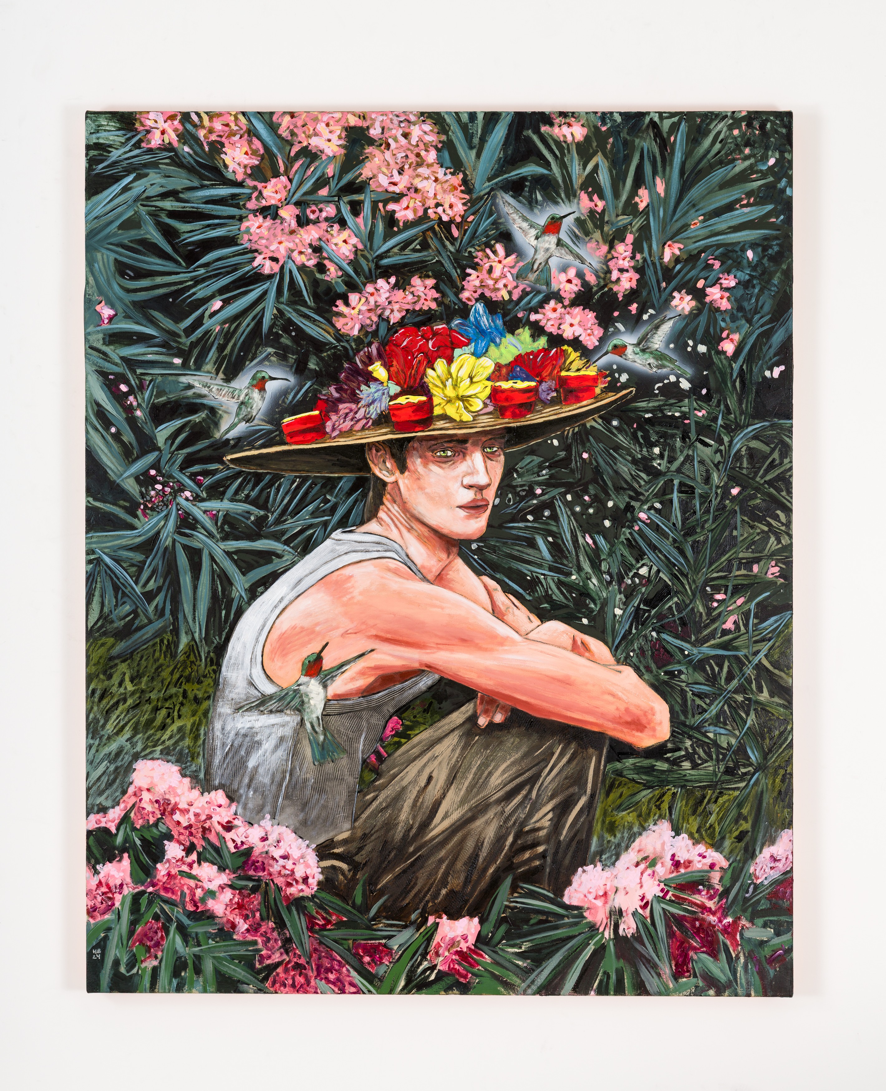 Painting by Hernan Bas
