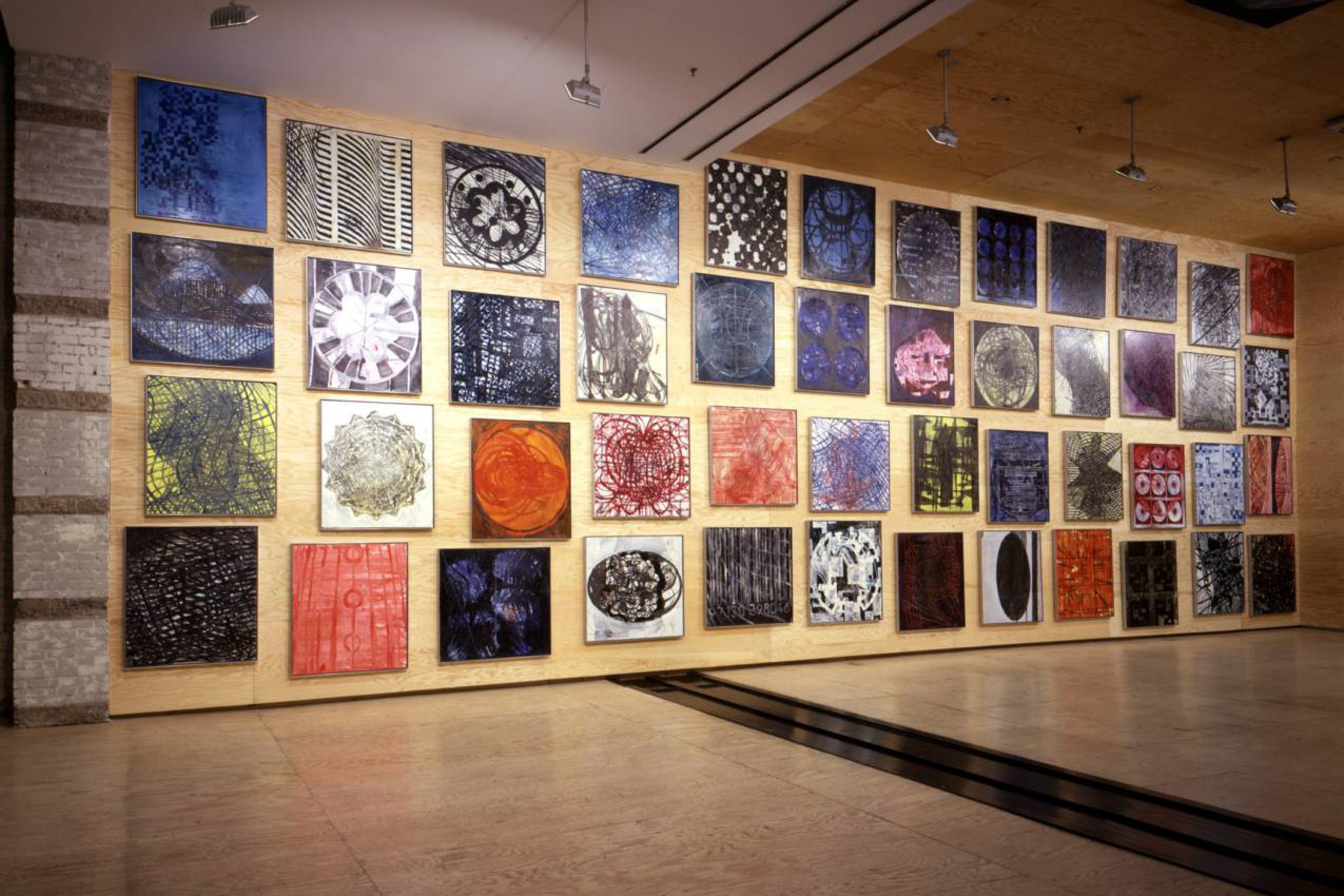 Installation view of Set Diagram at Lehmann Maupin New York
